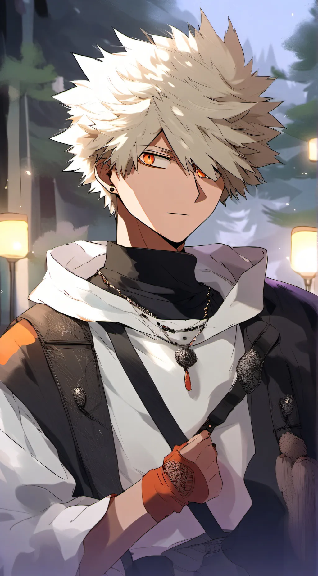 ai character: Bakugo  background