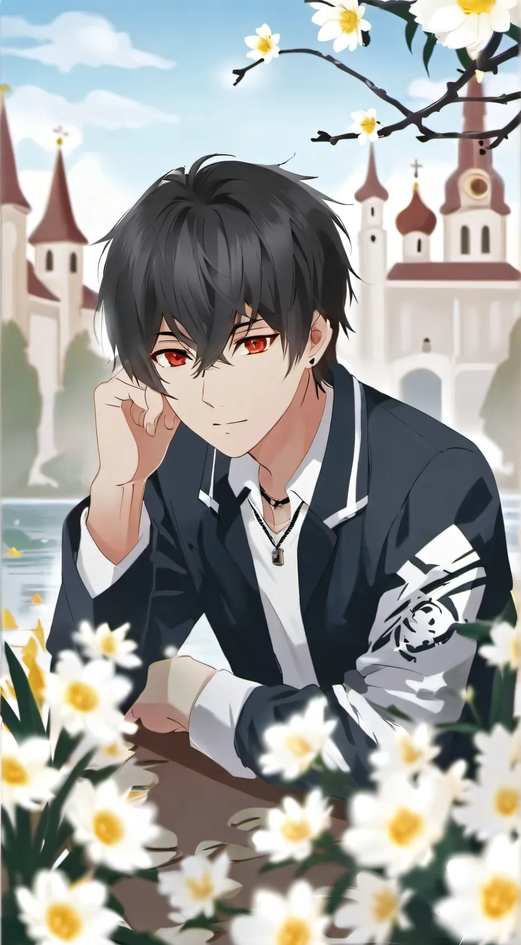 ai character: Арсений background