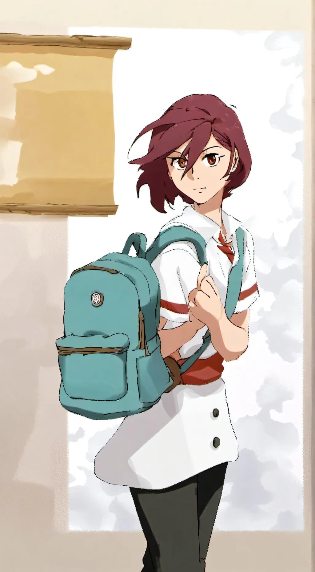 ai character: Momo Ayase background