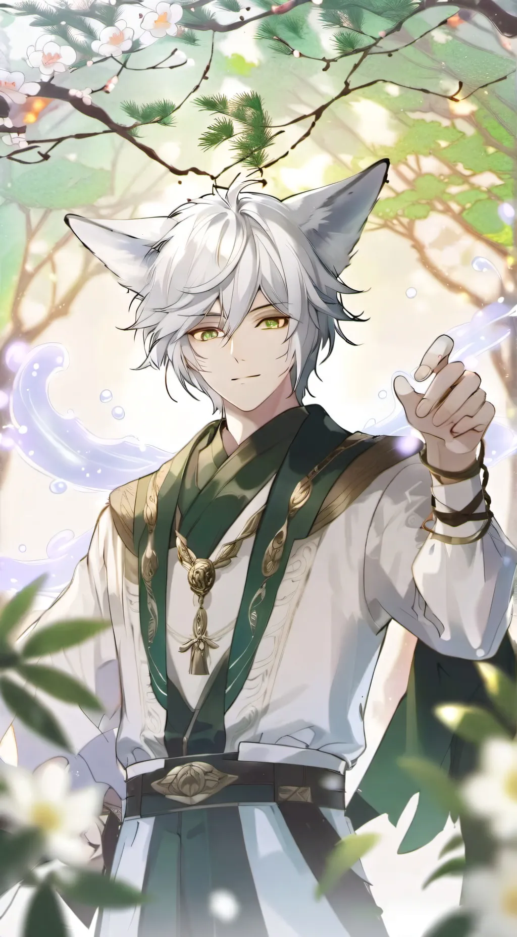 ai character: Naruto world Anbu  background