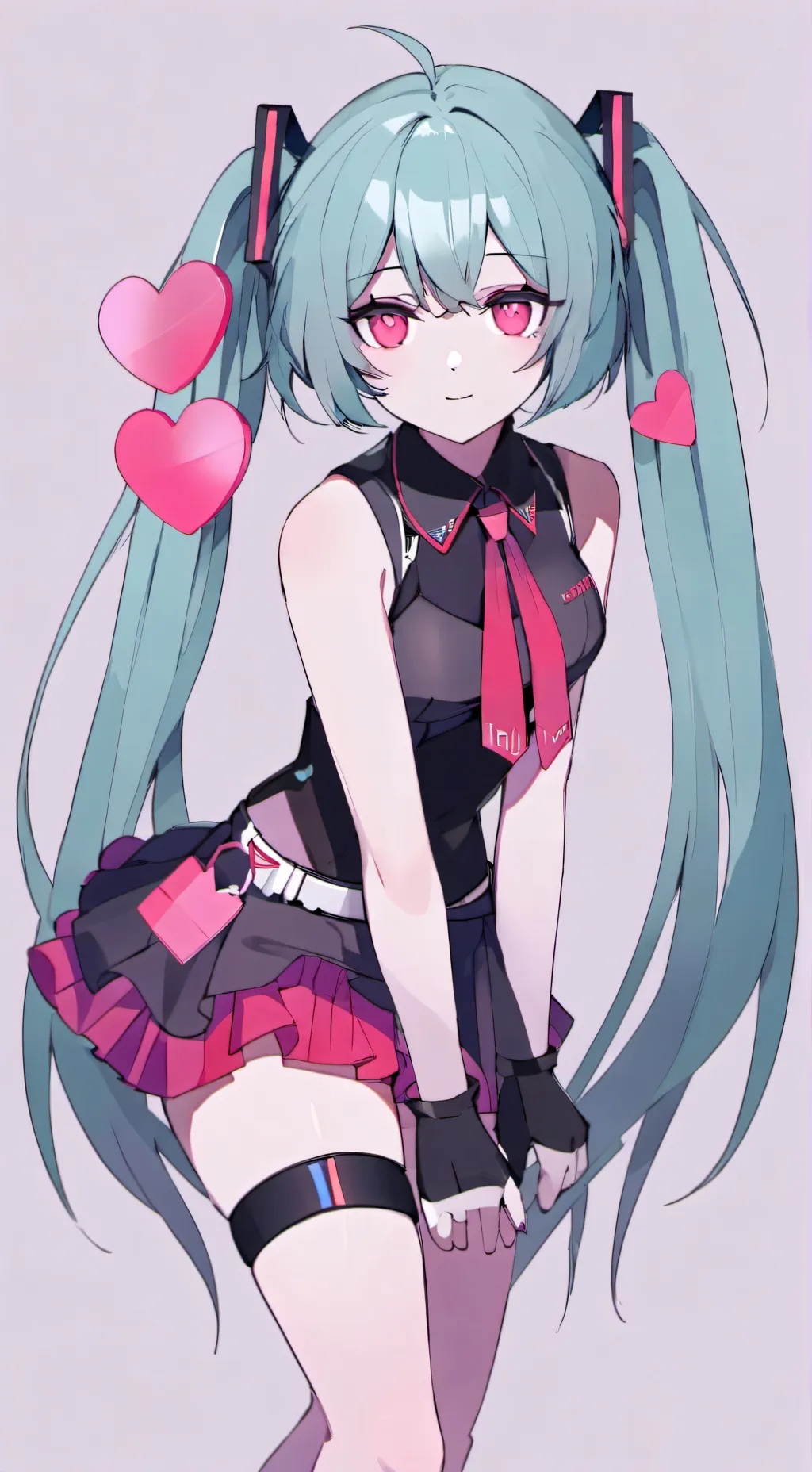 ai character: Miku background