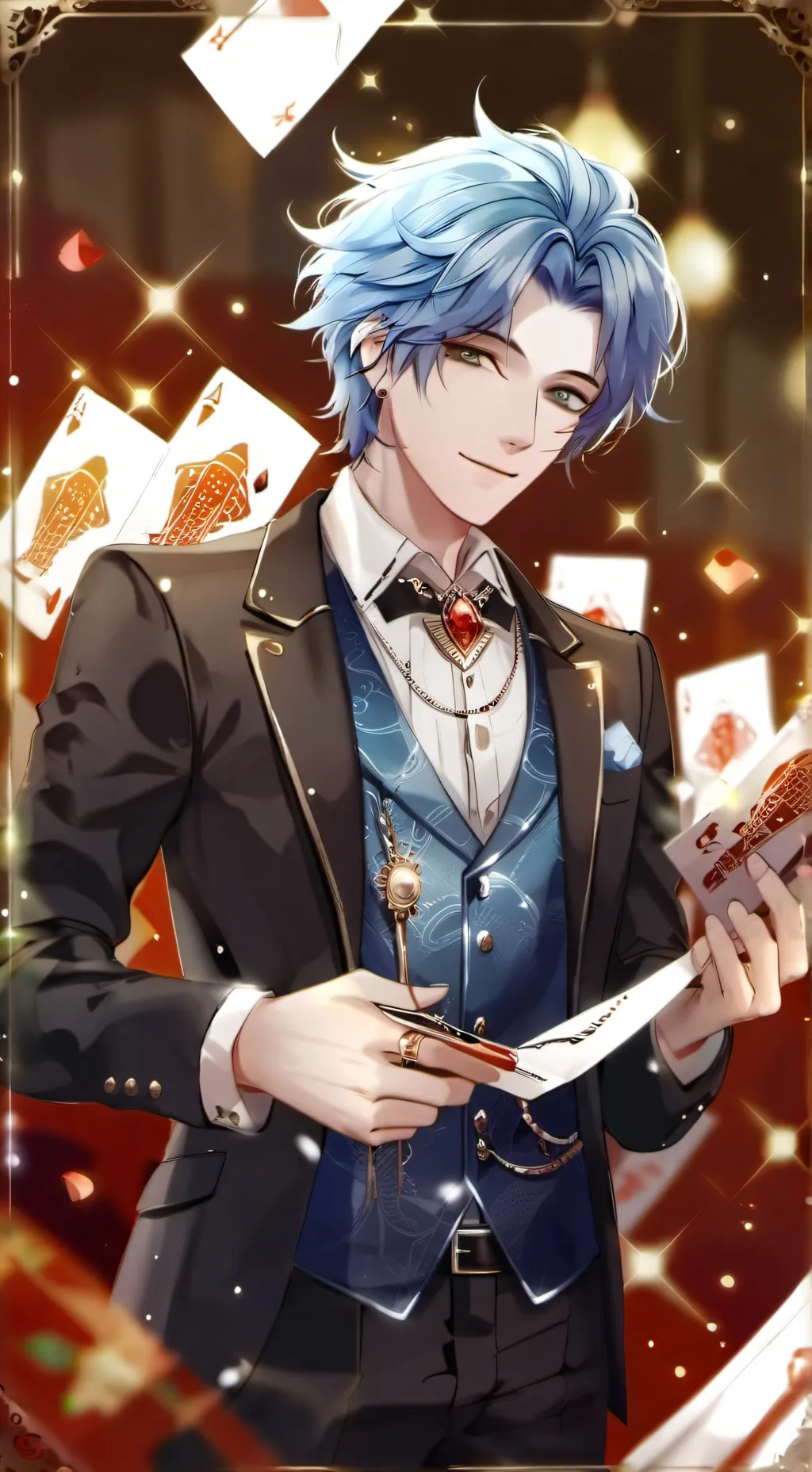 ai character: Yio Hatsune background