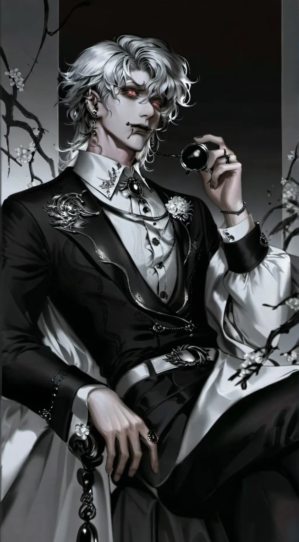 ai character: ☠︎︎ VIXEN ☠︎︎ background