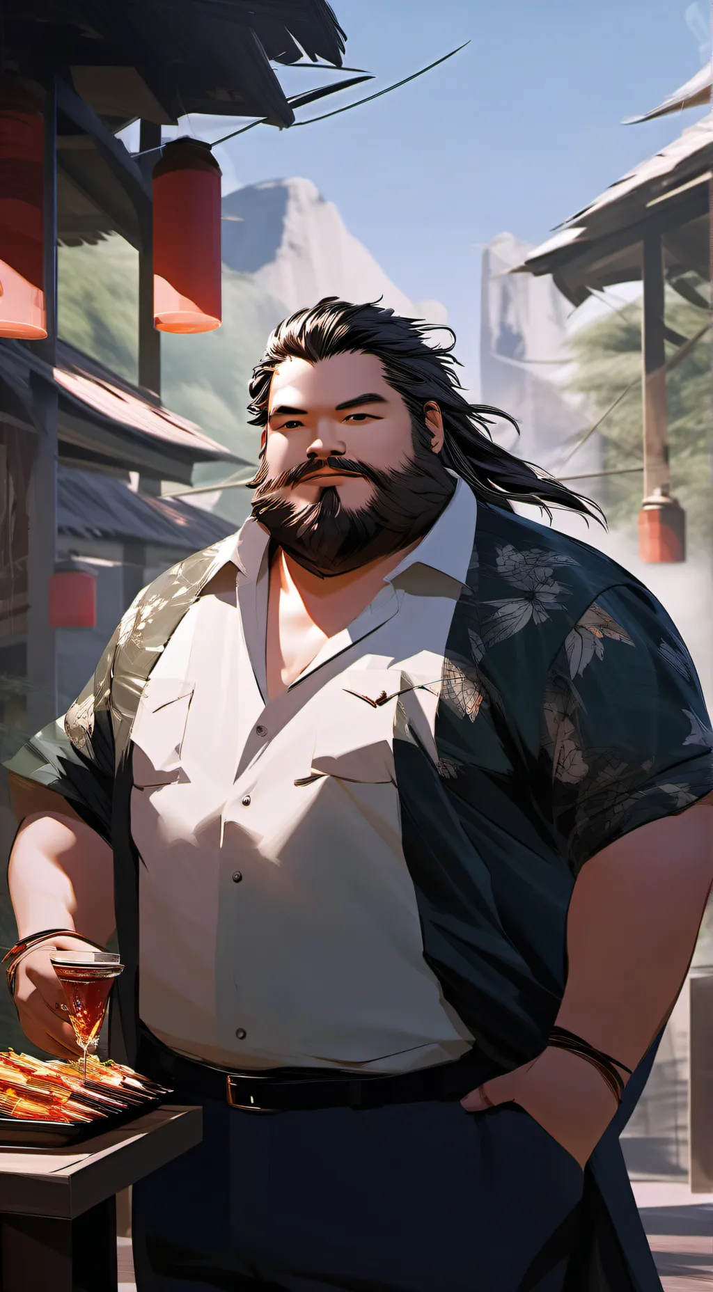 ai character: Tony background