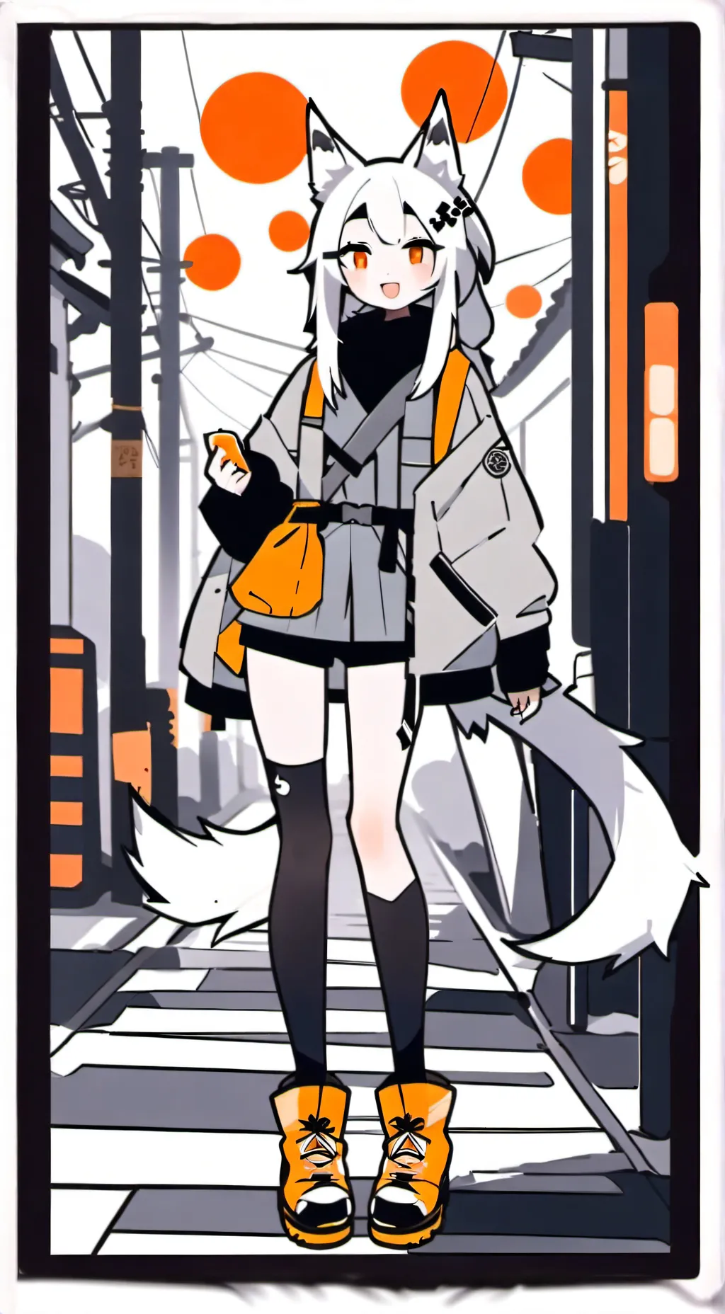 ai character: kit background