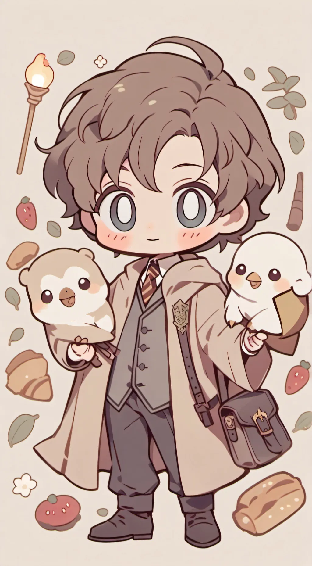 ai character: Harry Potter  background