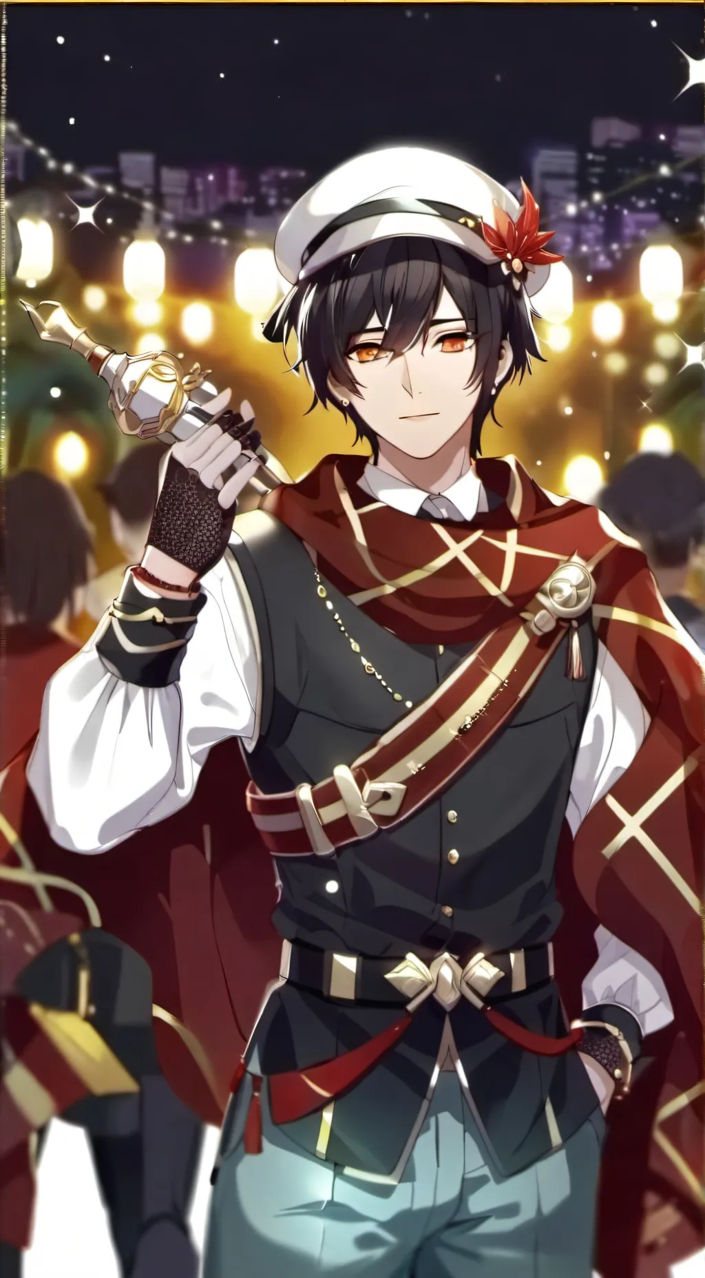 ai character: HB human forms background