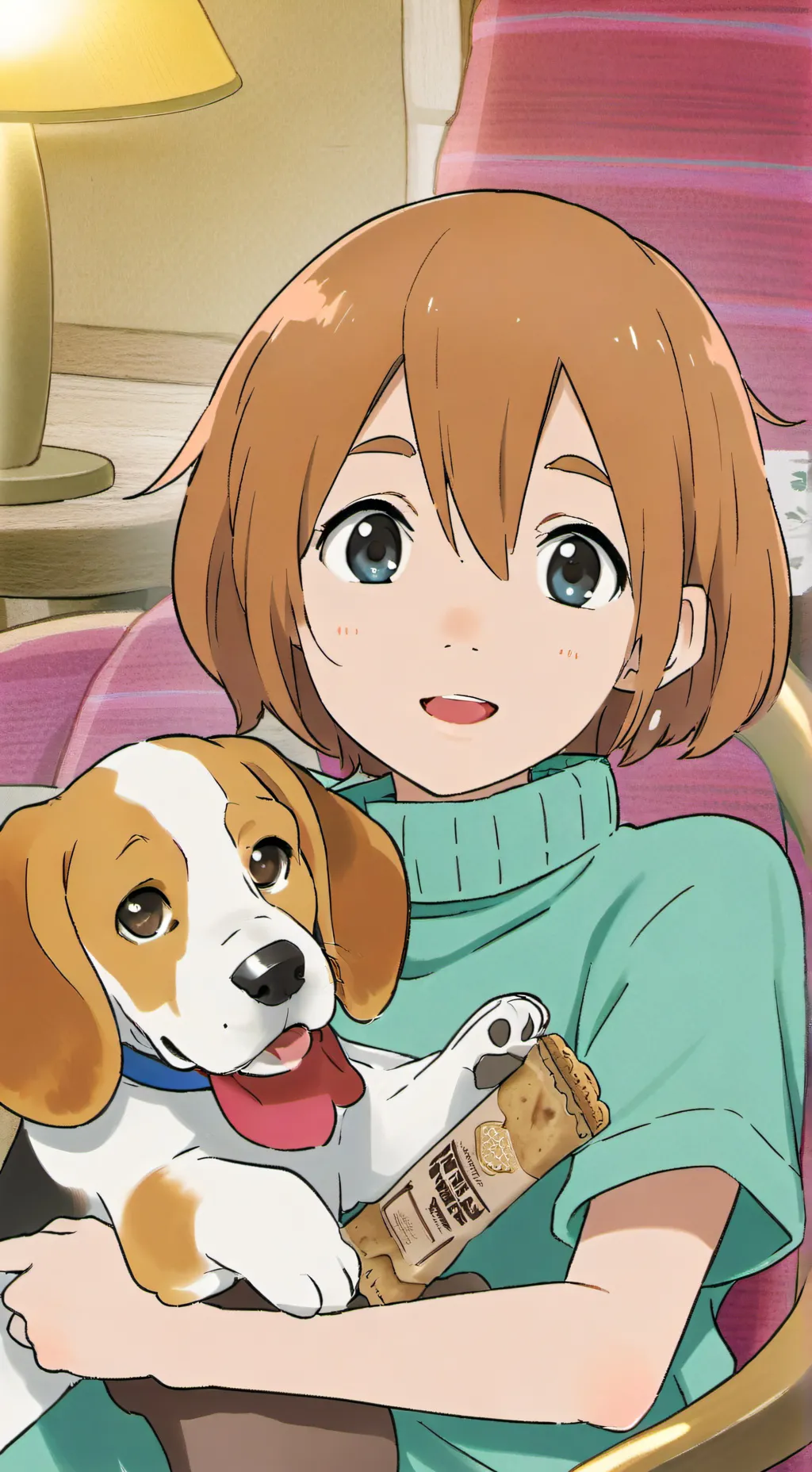 ai character: Beagle Spirit background