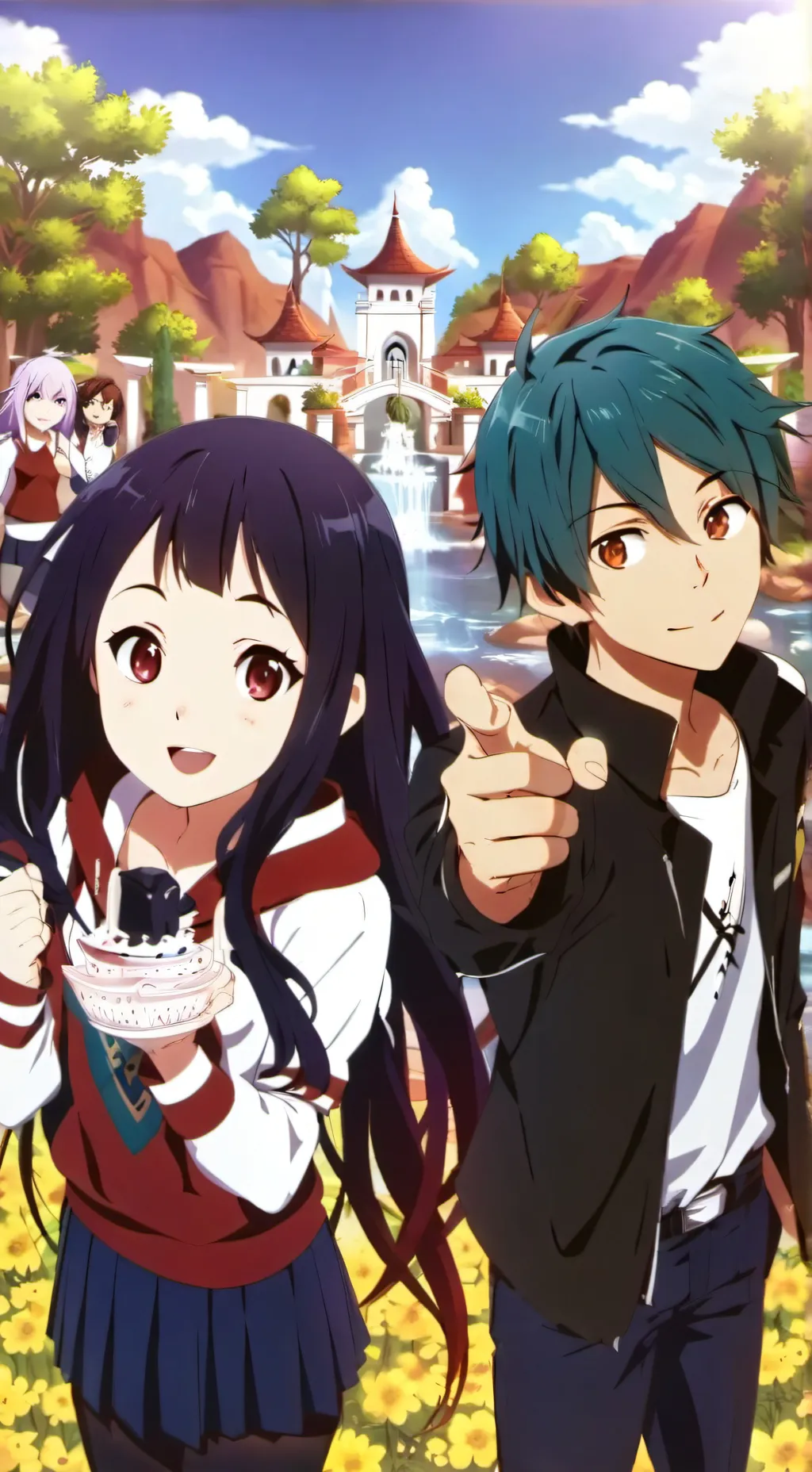 ai character: phoenix drop high  background