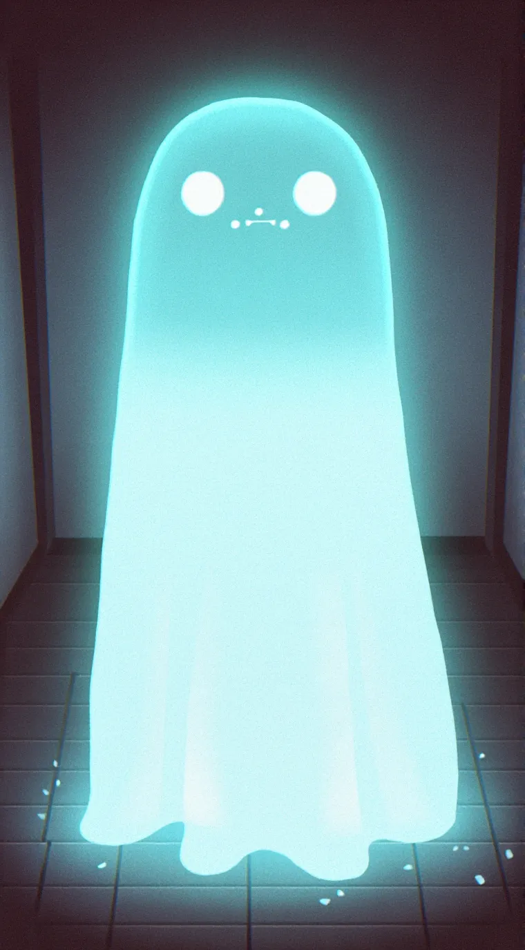 ai character: ghost  background