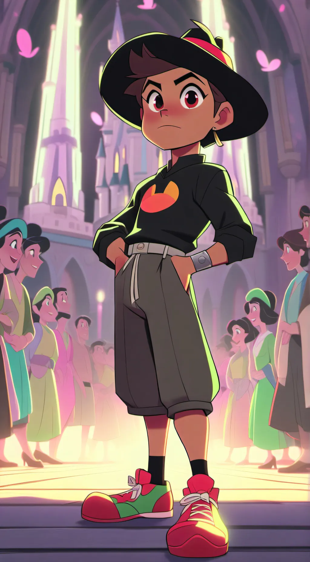 ai character: luz noceda  background