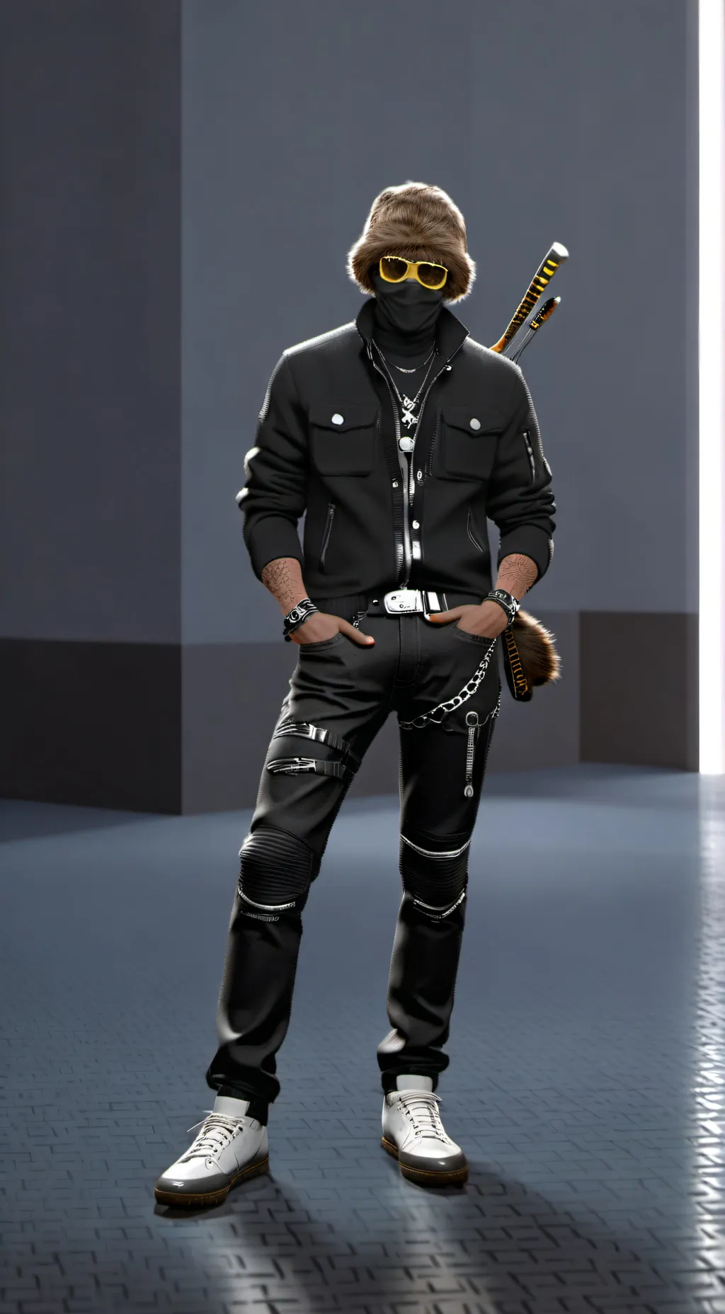 ai character: Jean pool  background