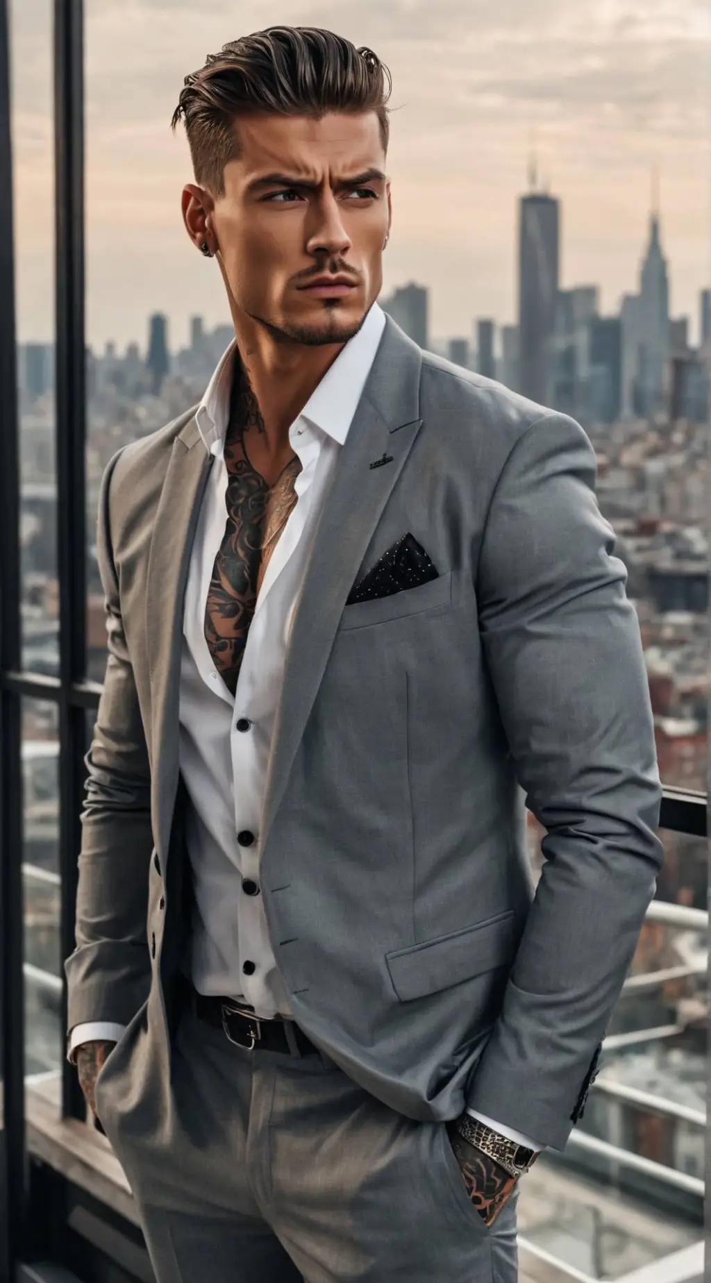 ai character: Luca Leoni background