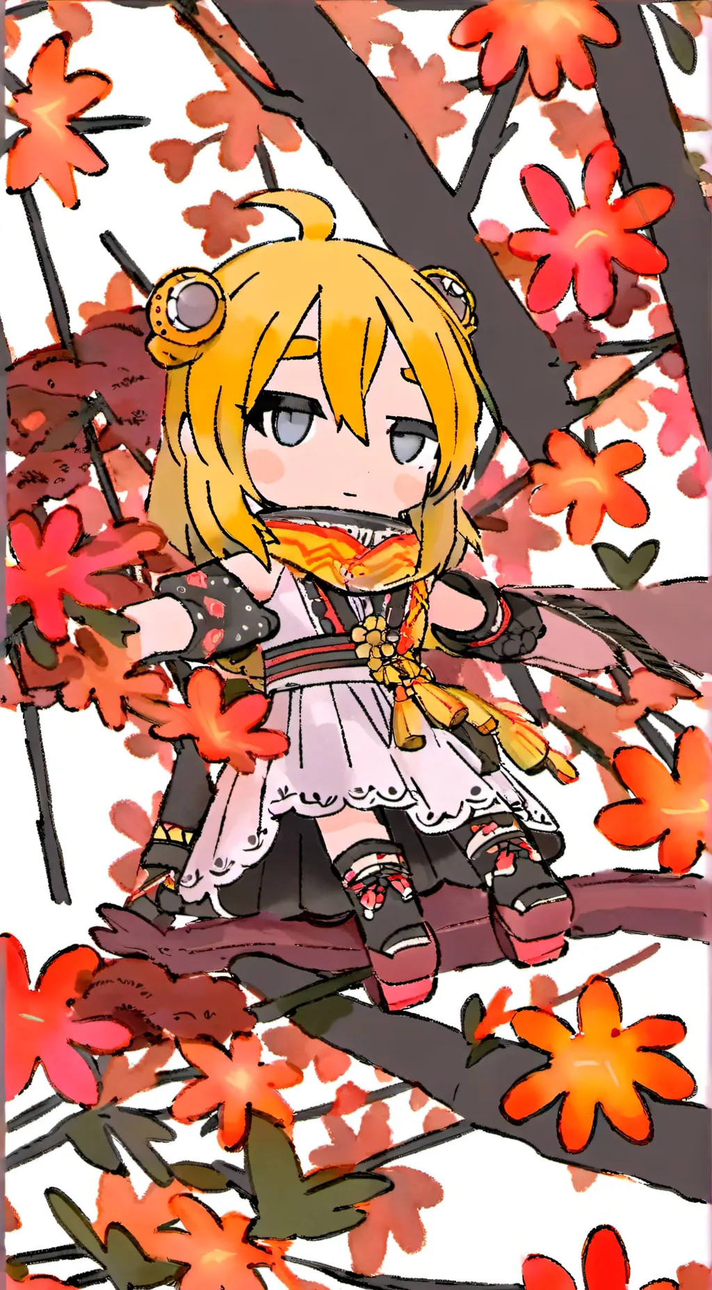 ai character: gacha background