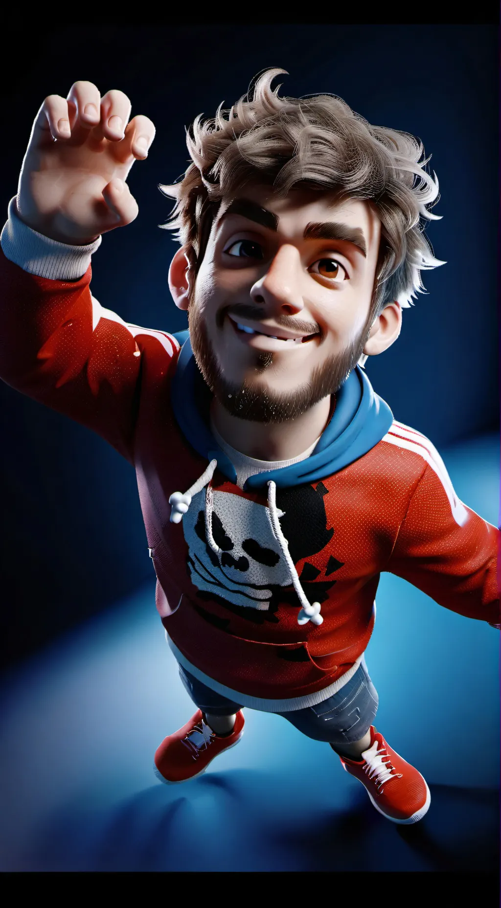 ai character: mr beast background