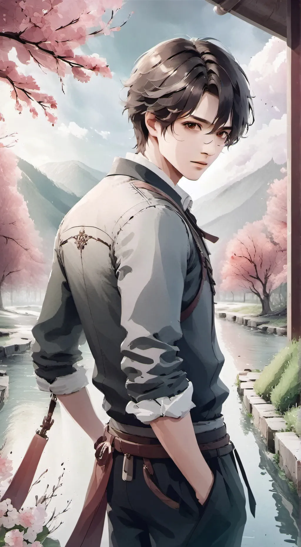 ai character: 𝔼𝕣𝕚𝕔 💙 background