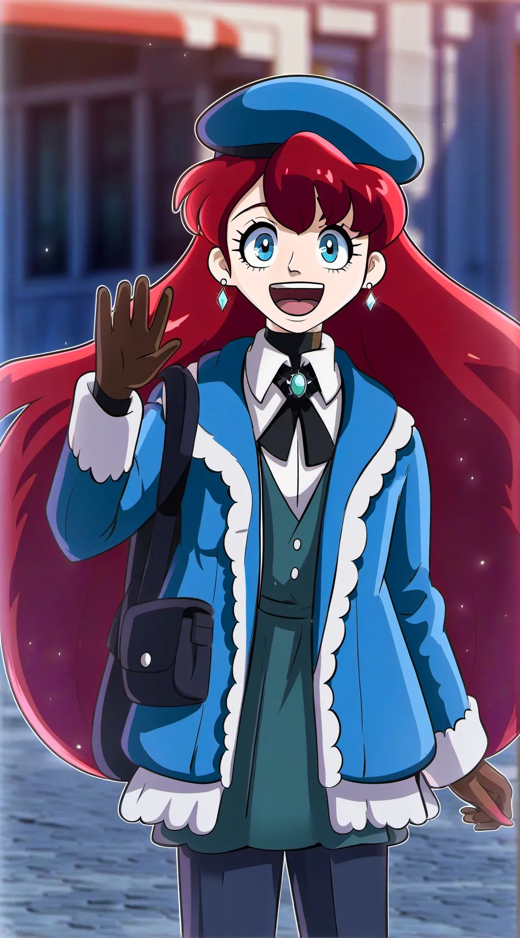 ai character: Poppy playtime xD background