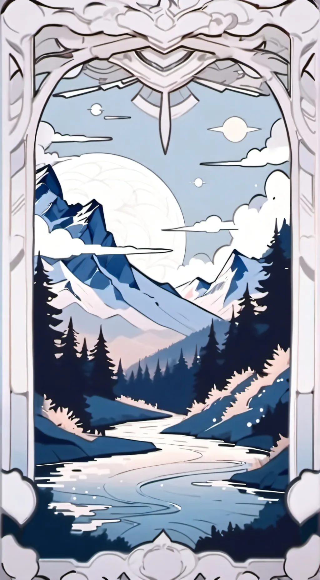 ai character: ☆•moonflower!•☆ background