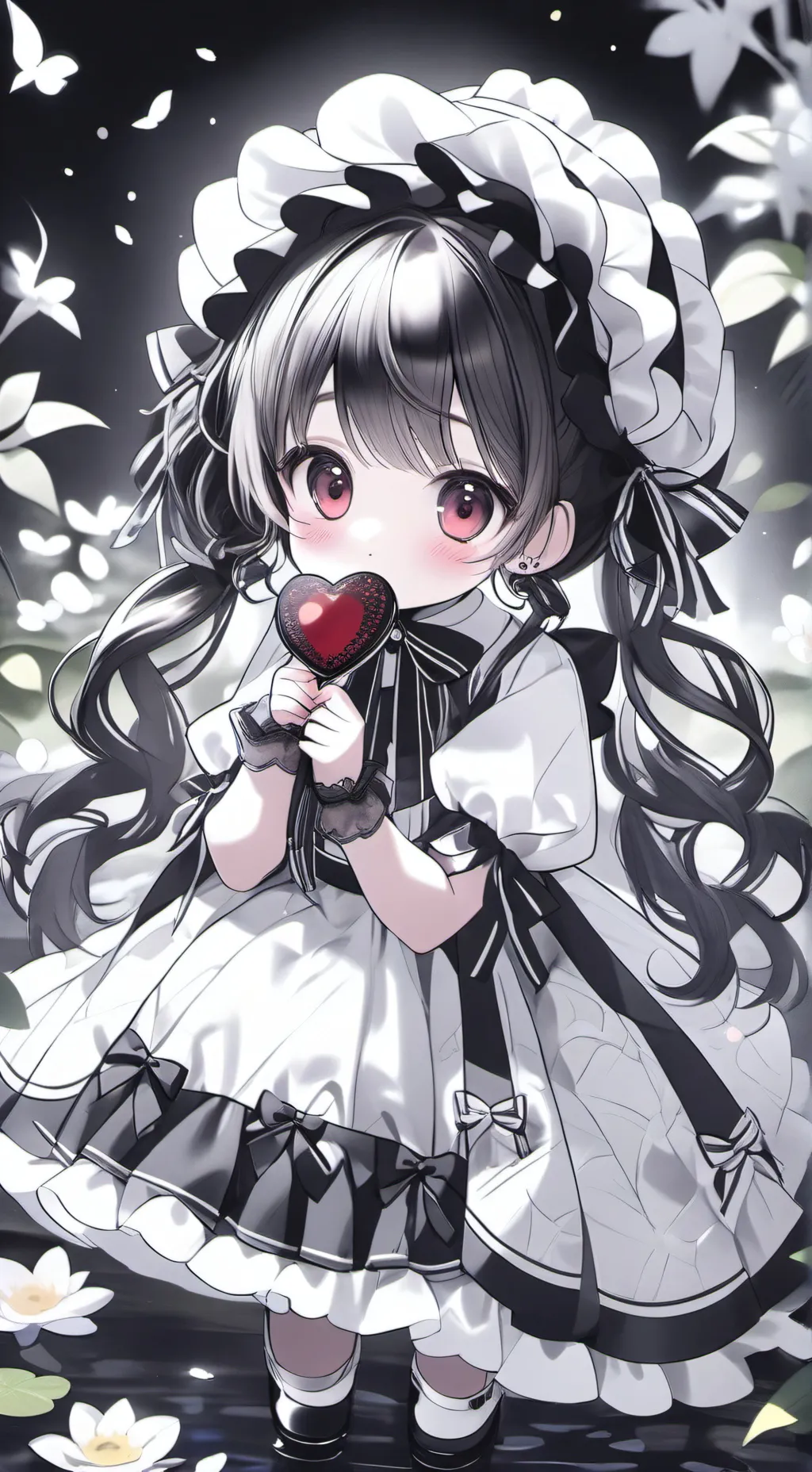 ai character: Mia the orphan background