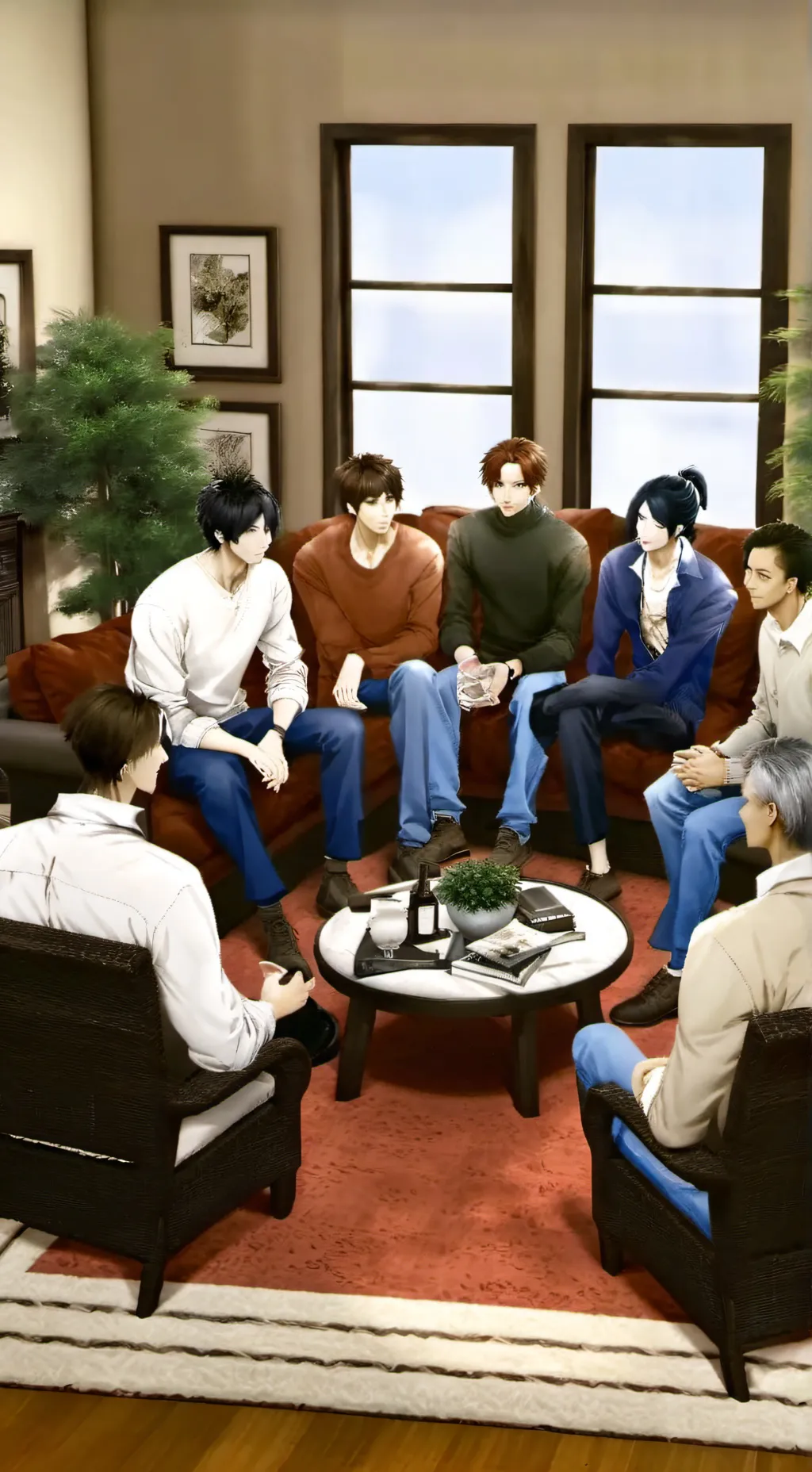 ai character: skz pool background