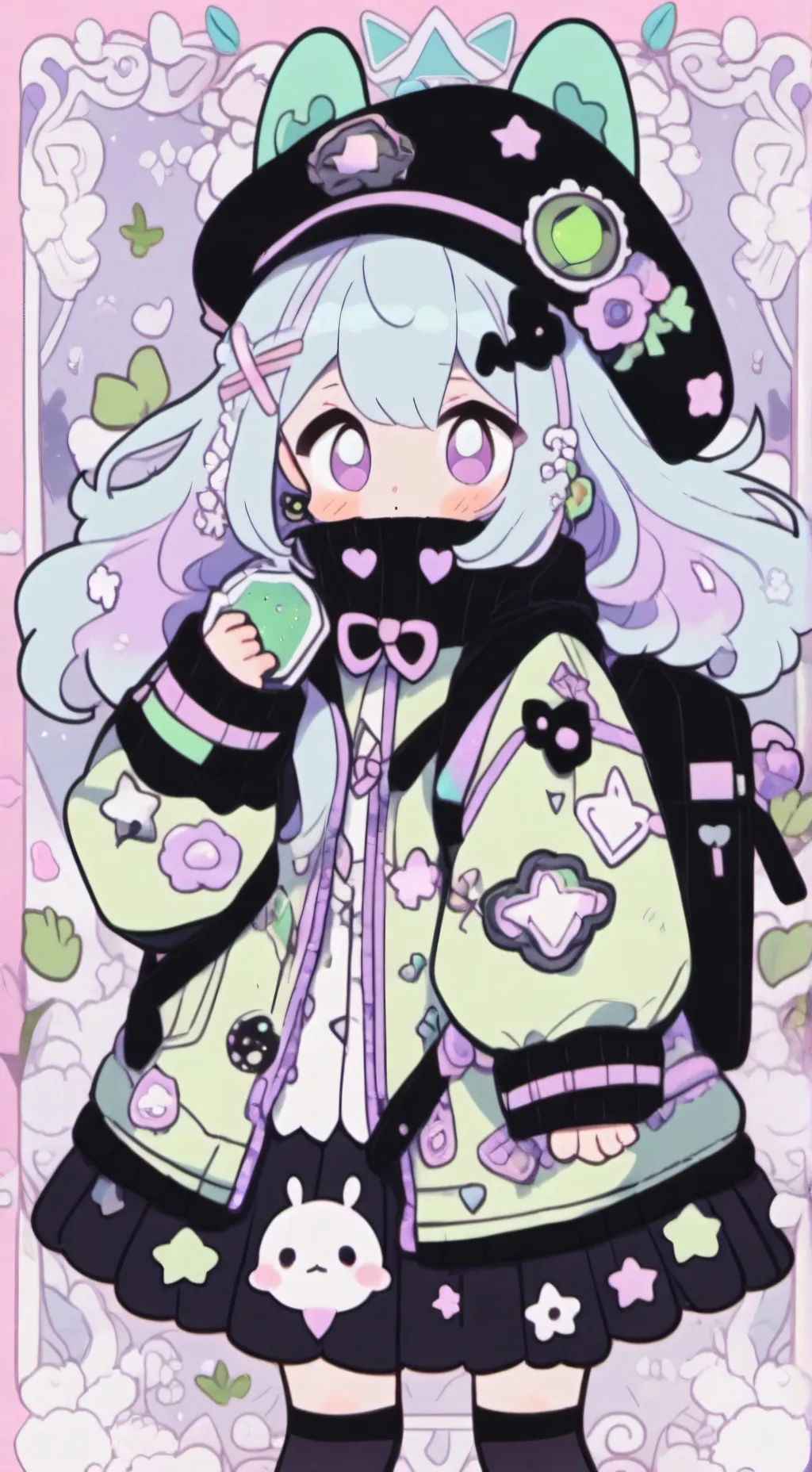 ai character: furry infeccion  background