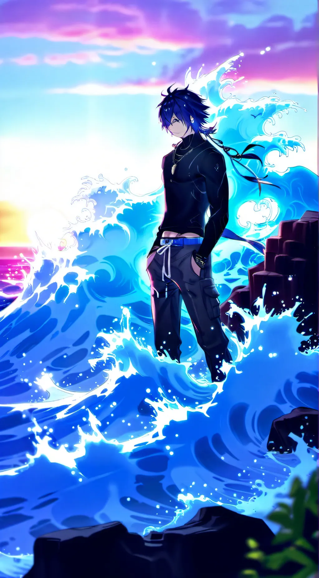 ai character: giyuu background