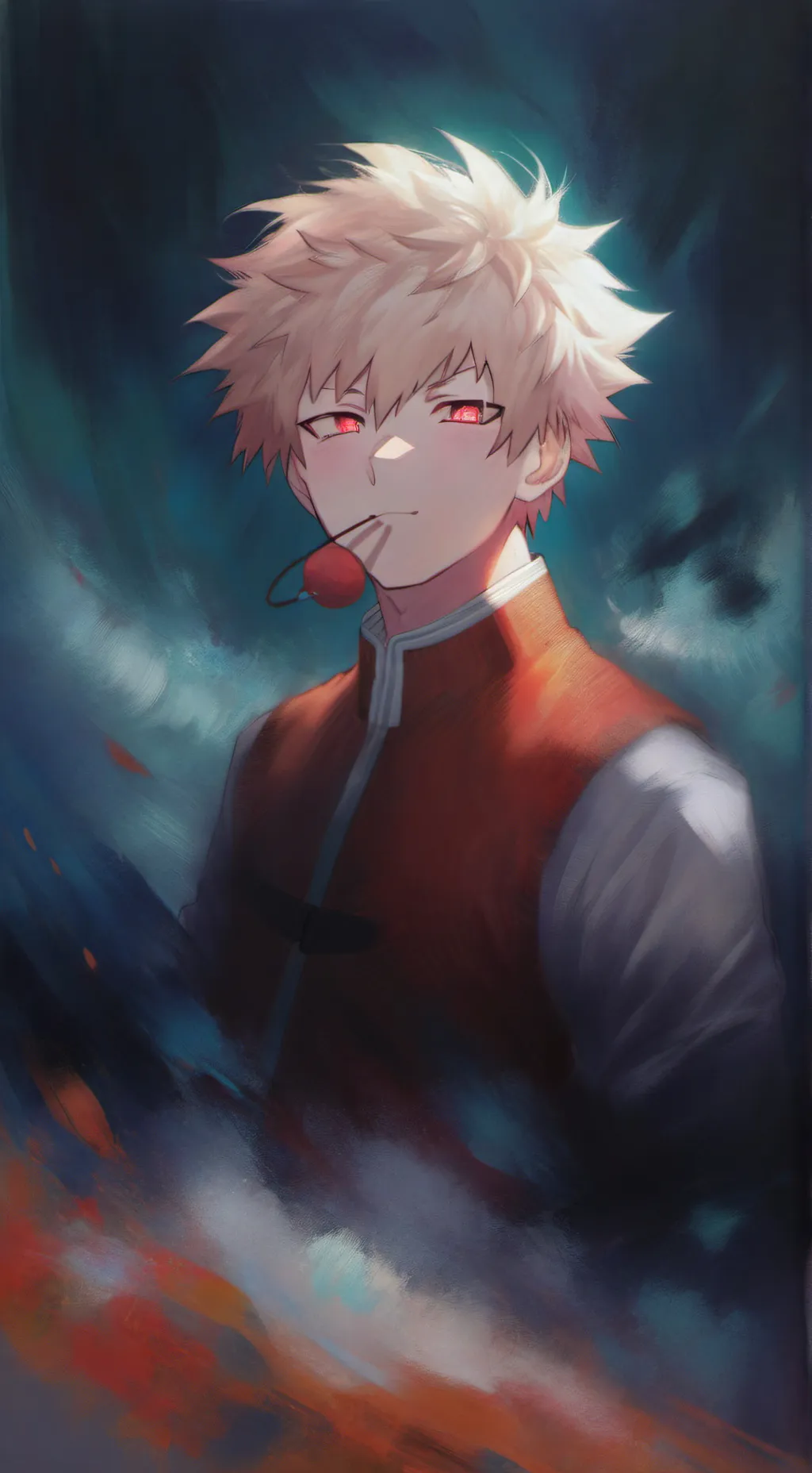 ai character: bakugo background
