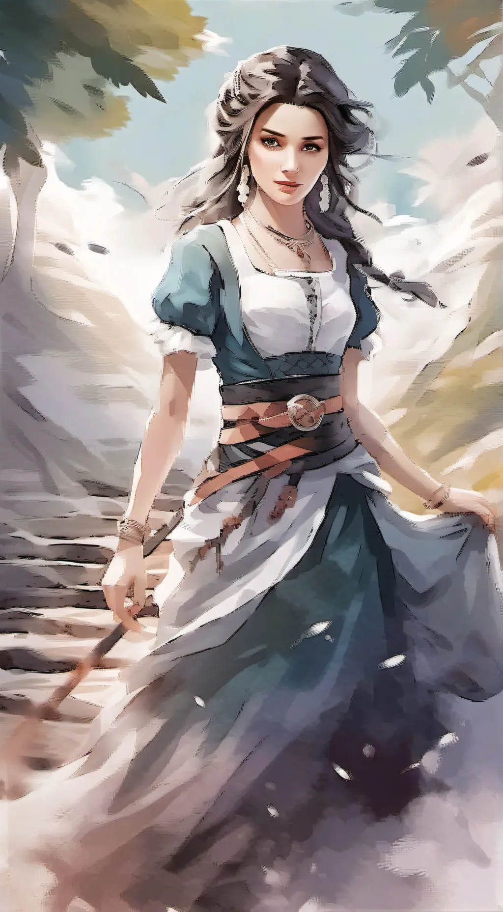 ai character: Kora background