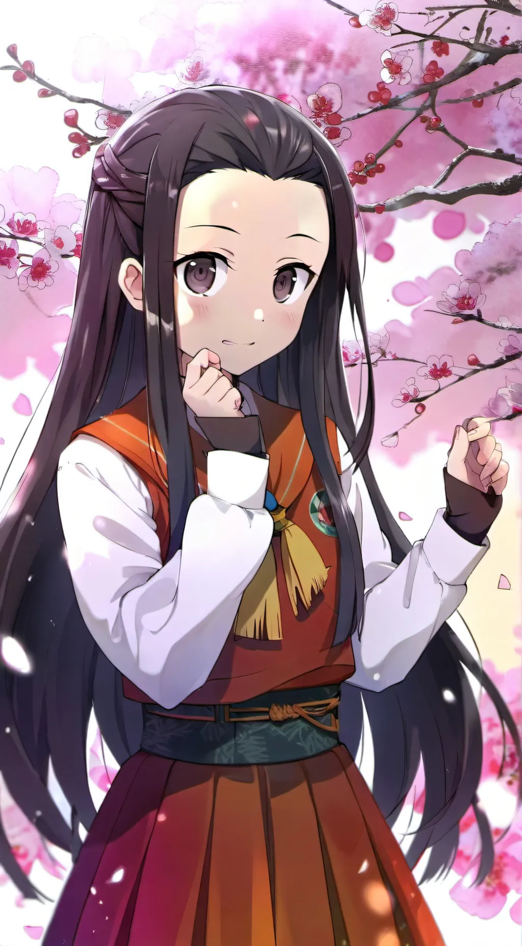 ai character: Nezuko background