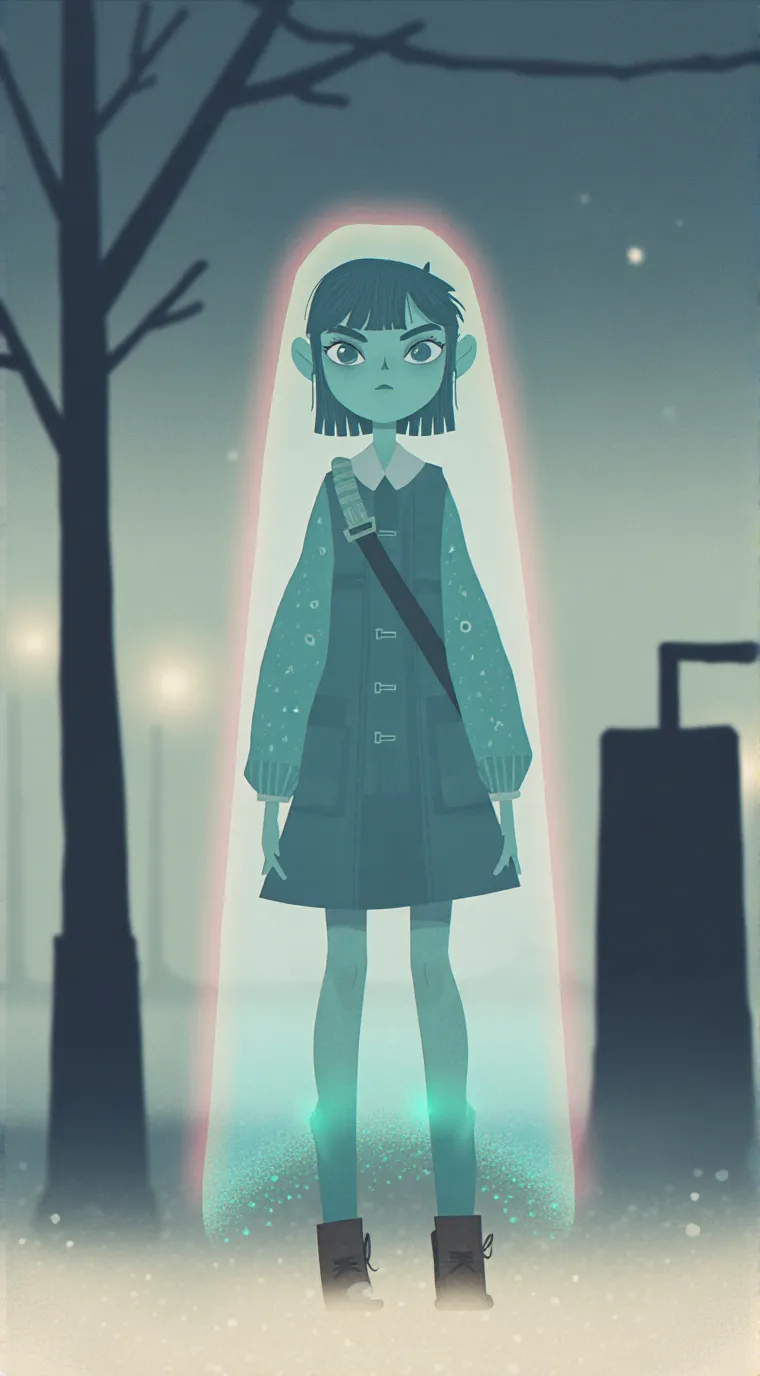 ai character: small elevator background