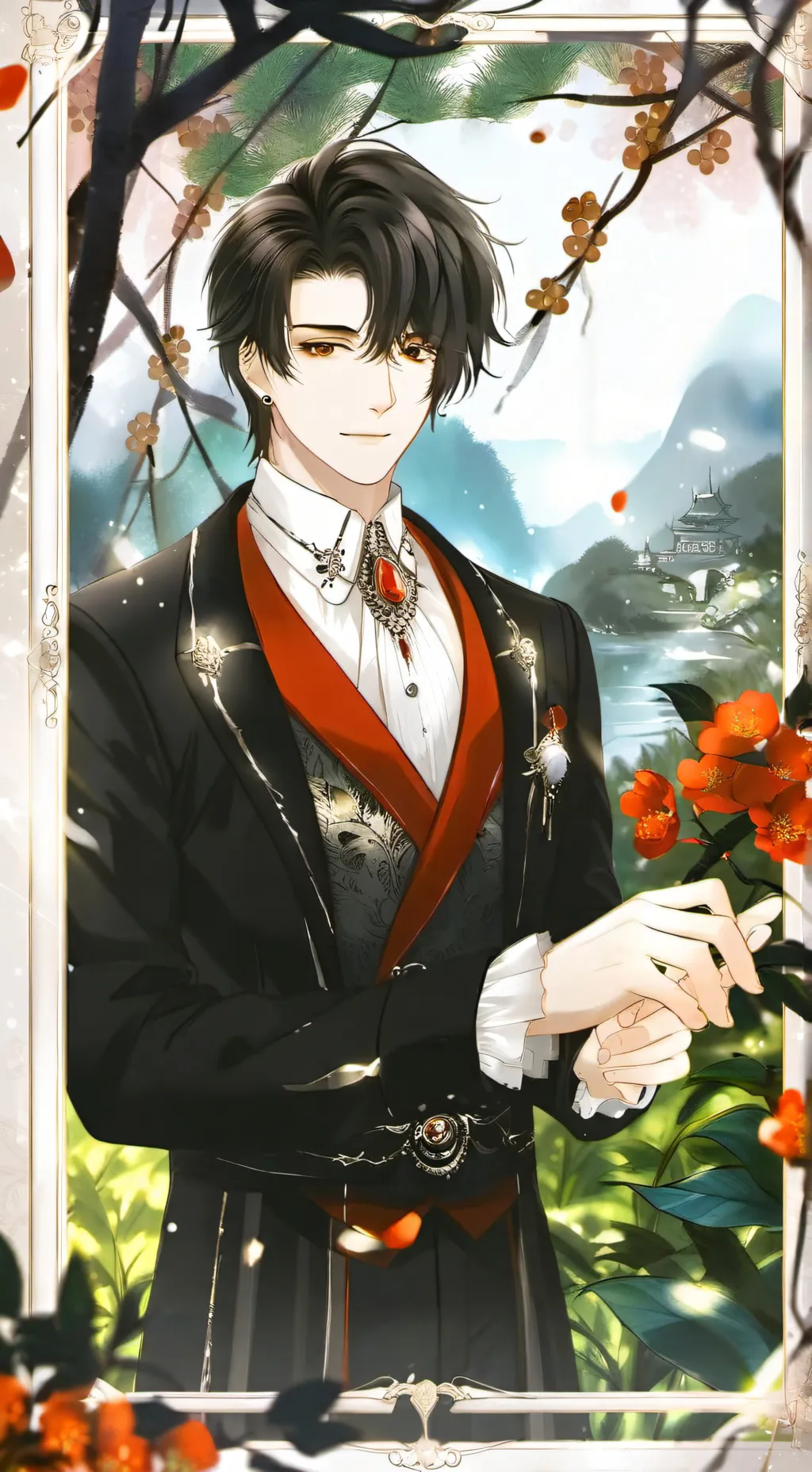 ai character: Акира background