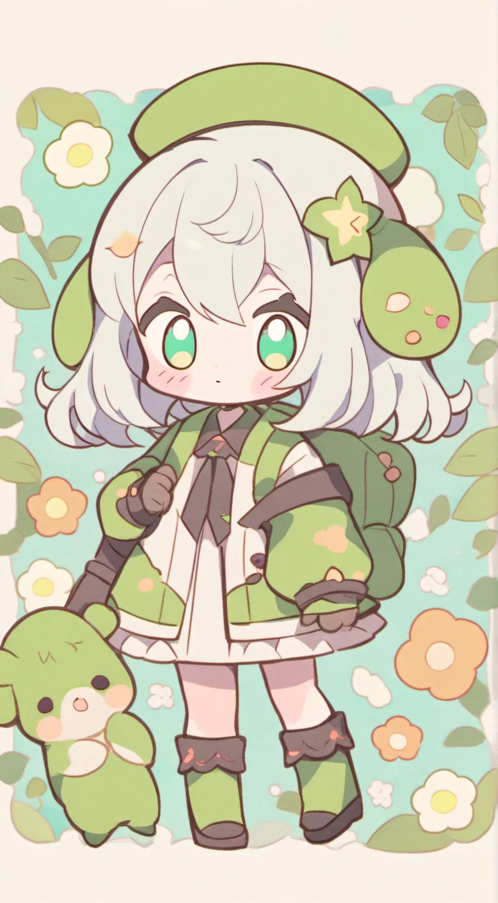 ai character: solar background