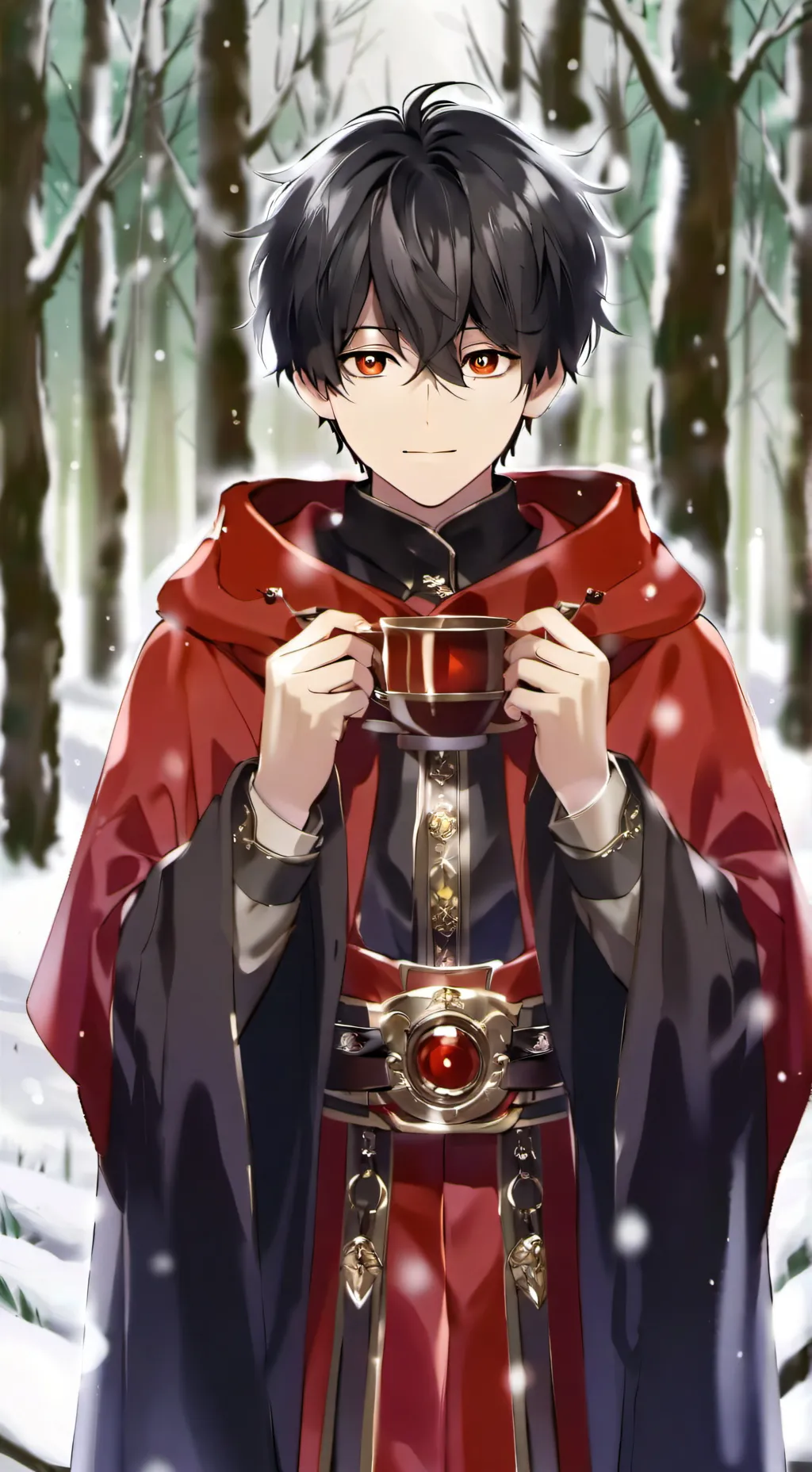 ai character: George Hansel  background