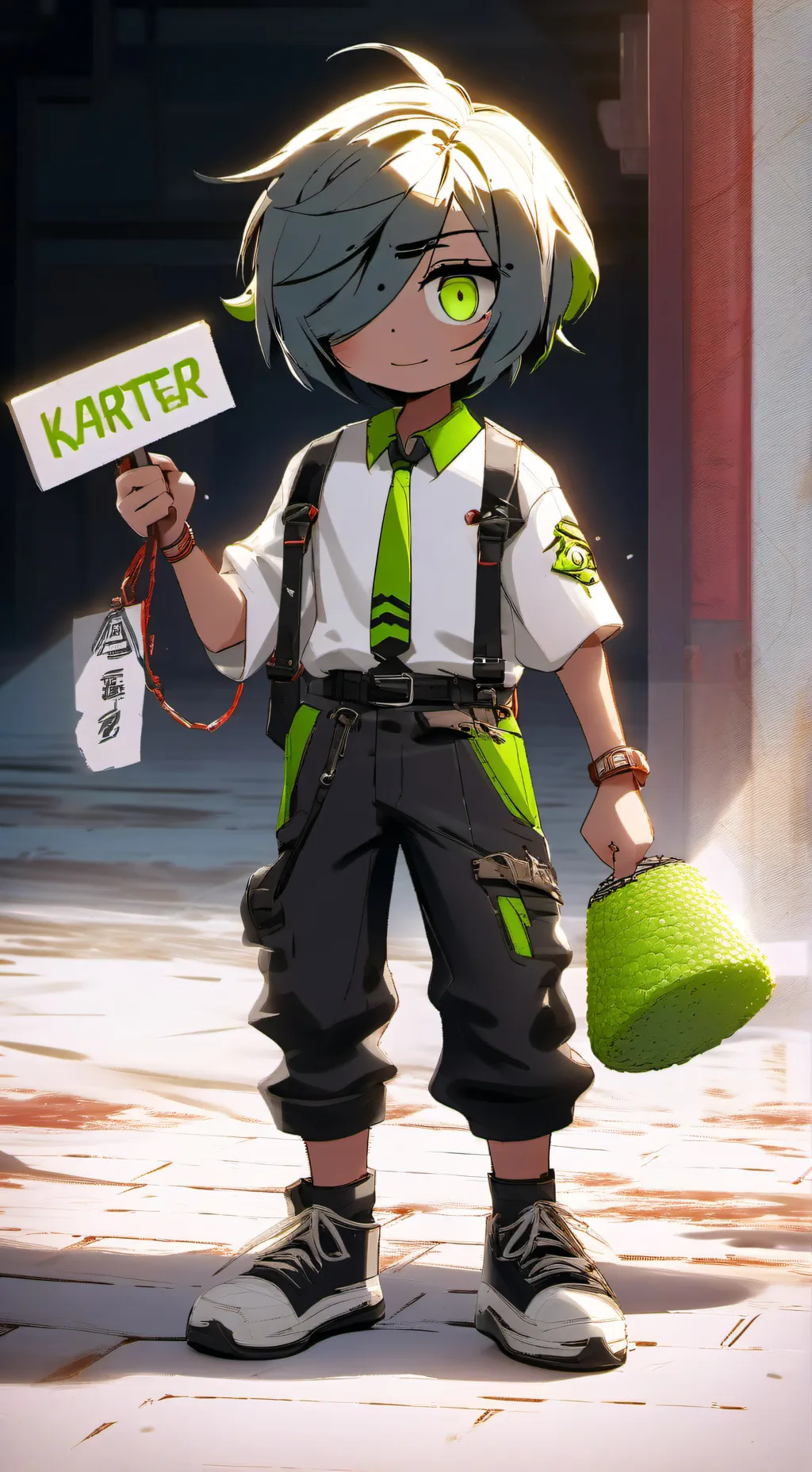 ai character: Karter background