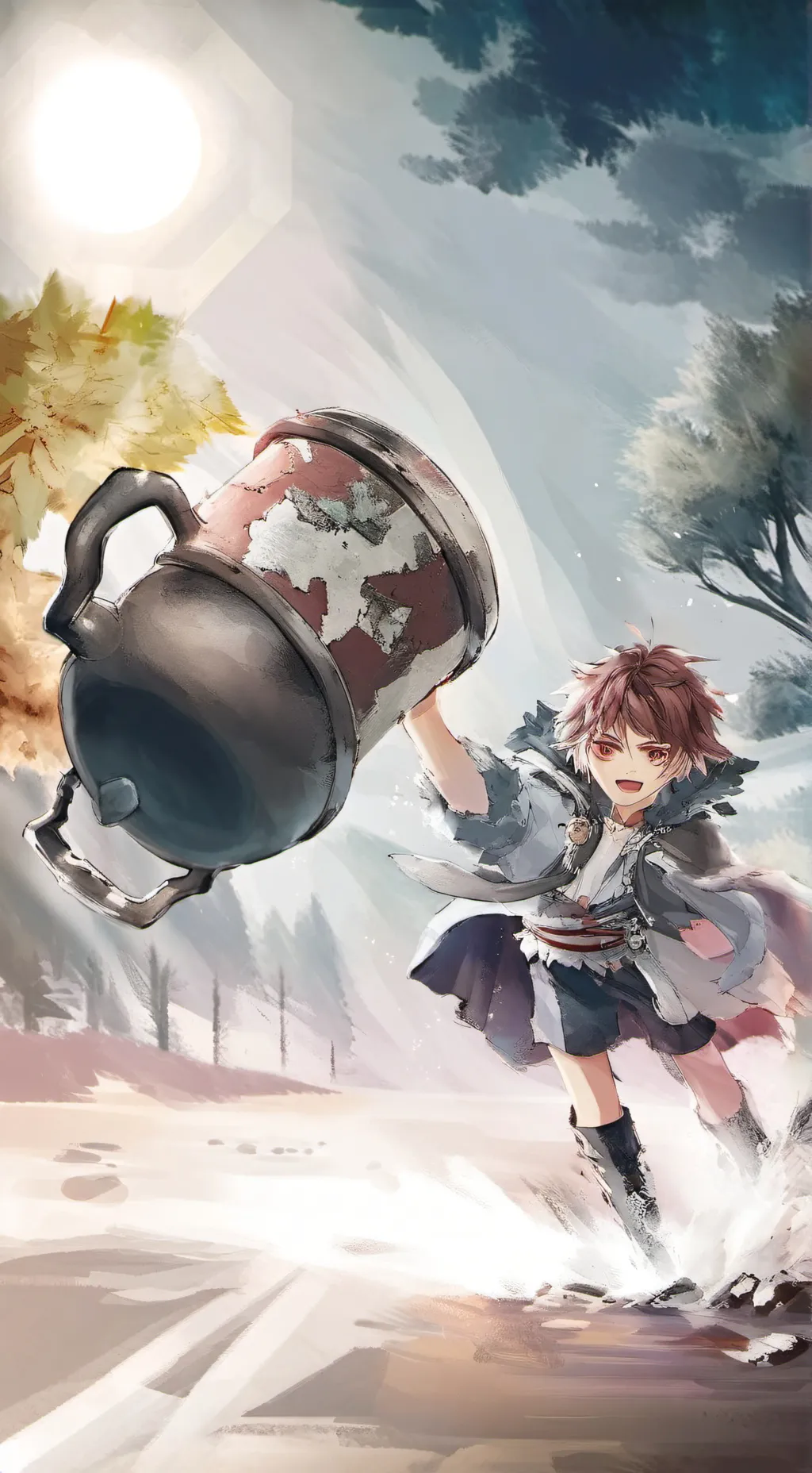 ai character: WHO BROKE THE POT? background