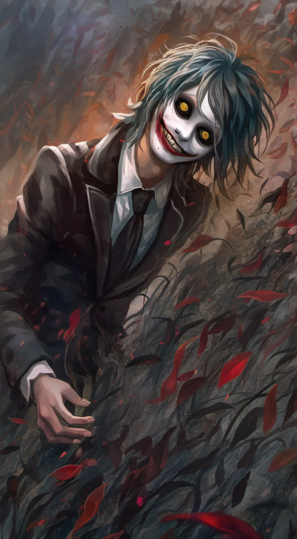 ai character: Jeff the killer background