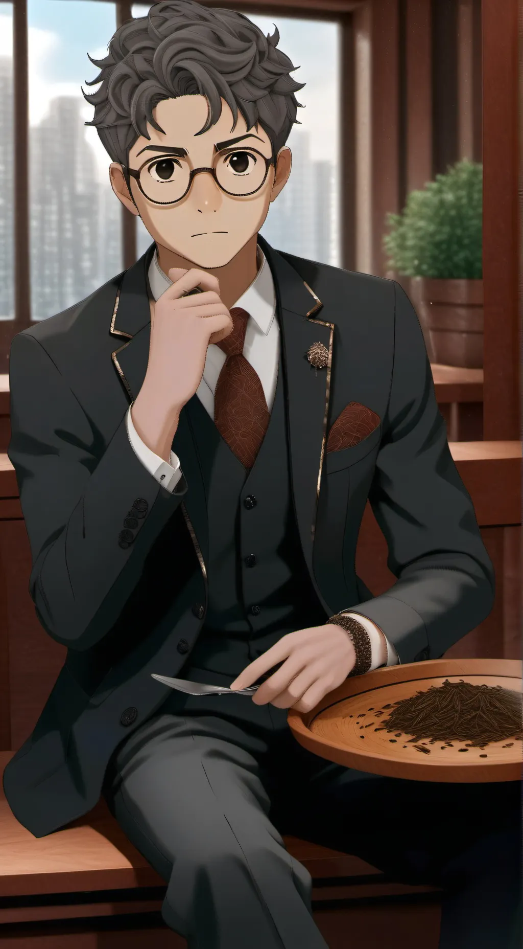 ai character: Momo Vs Aira  background