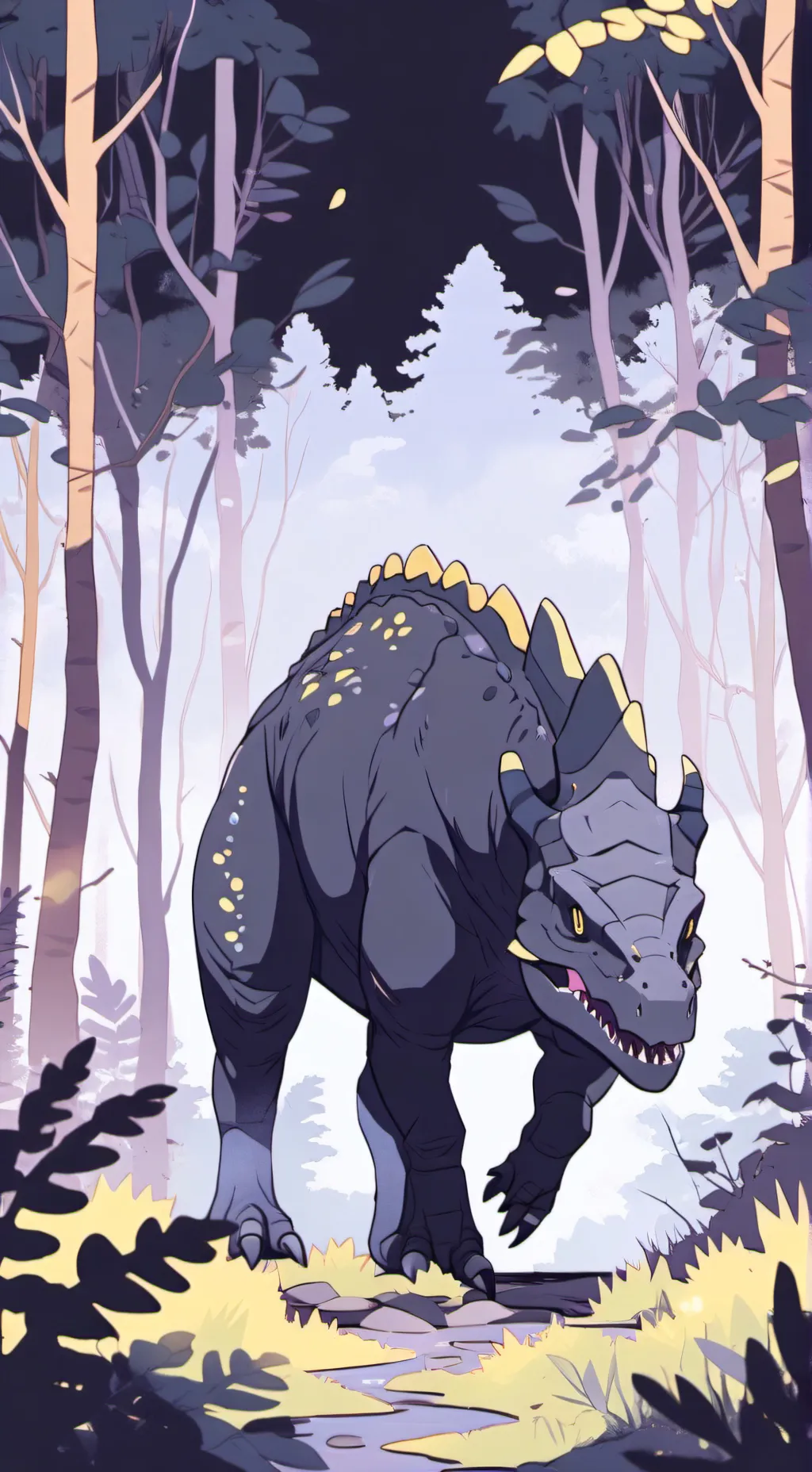 ai character: Creatours camp  background