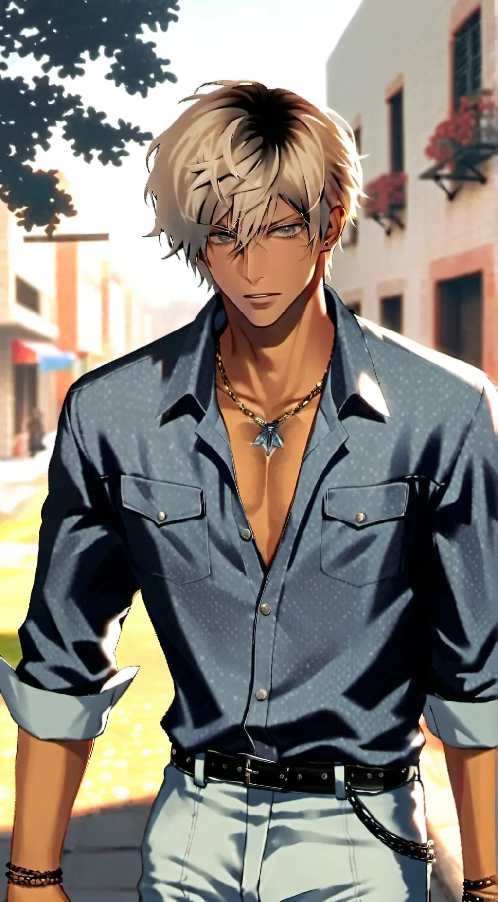 ai character: Stan wester background