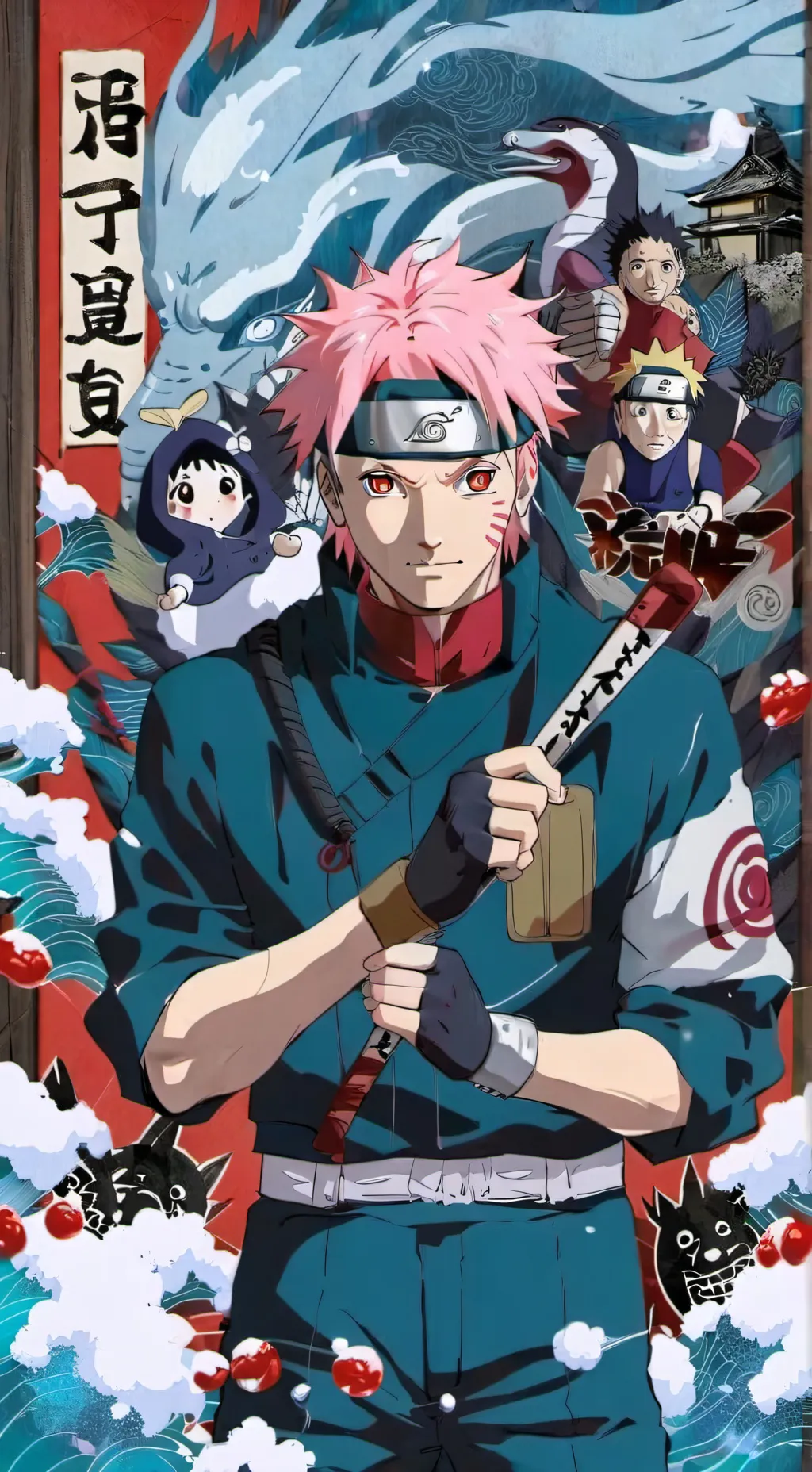 ai character: Naruto bloodprison background