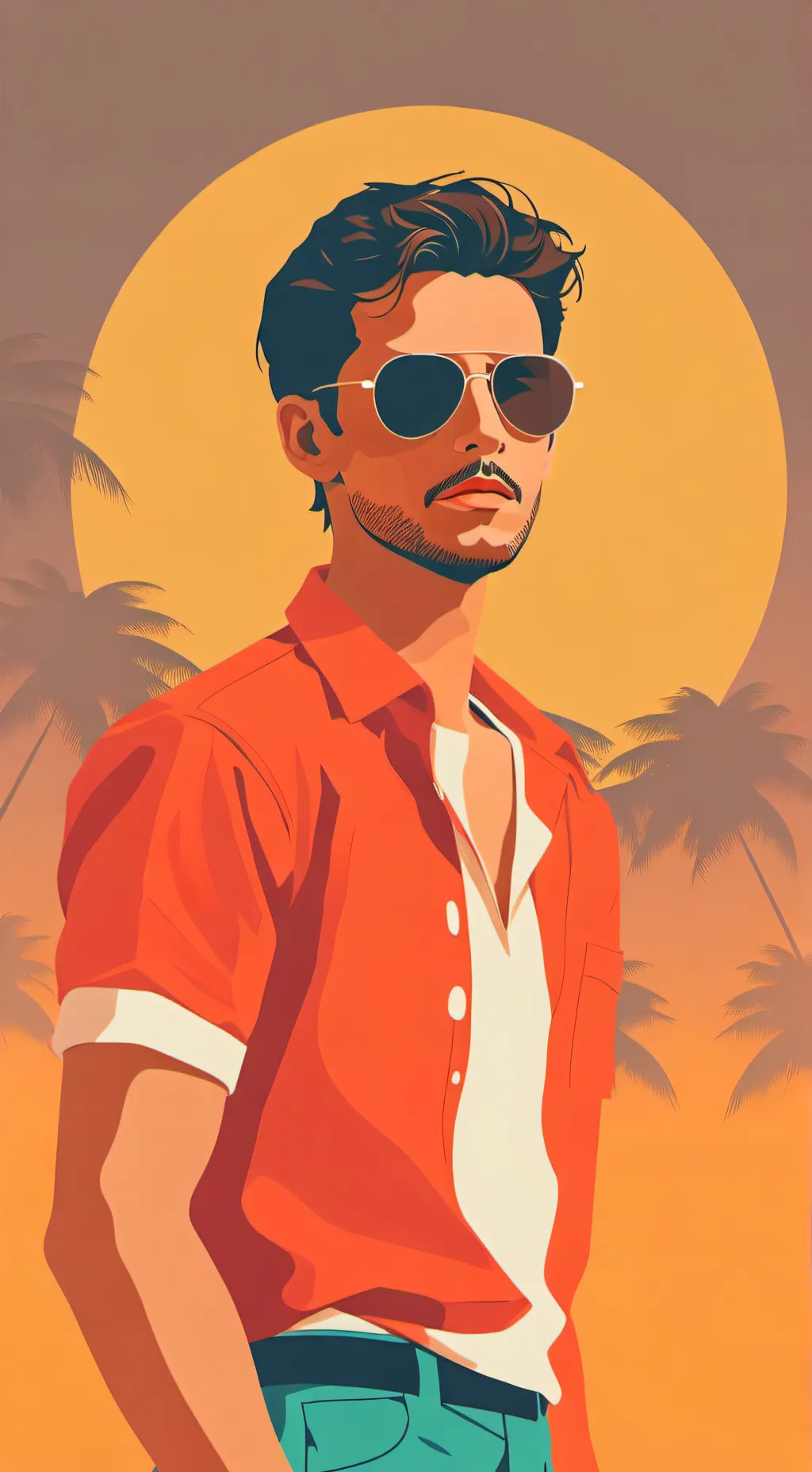 ai character: Tommy vercetti  background