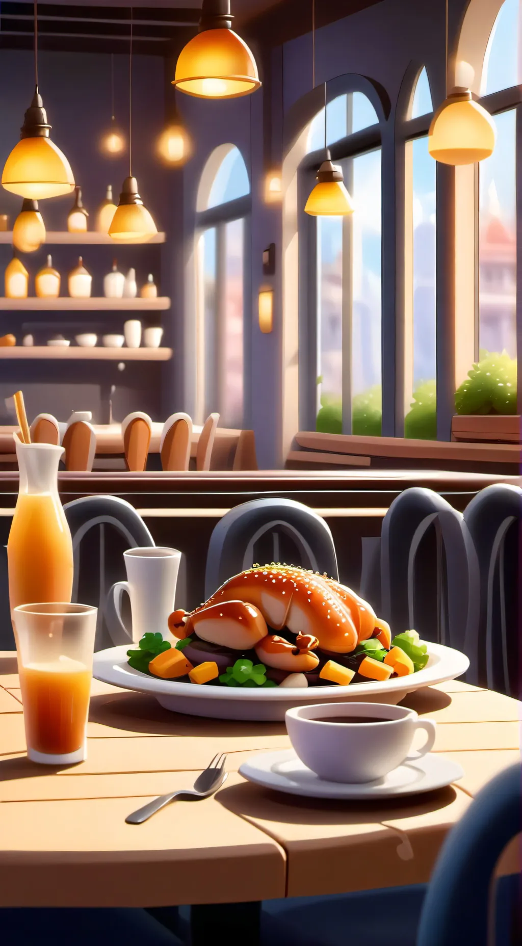 ai character: bigFat Female Team background