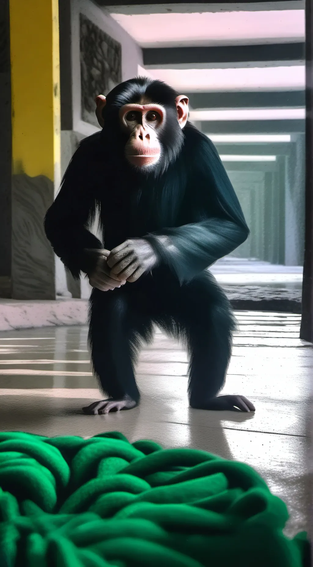 ai character: monkey monkey!!!!! background