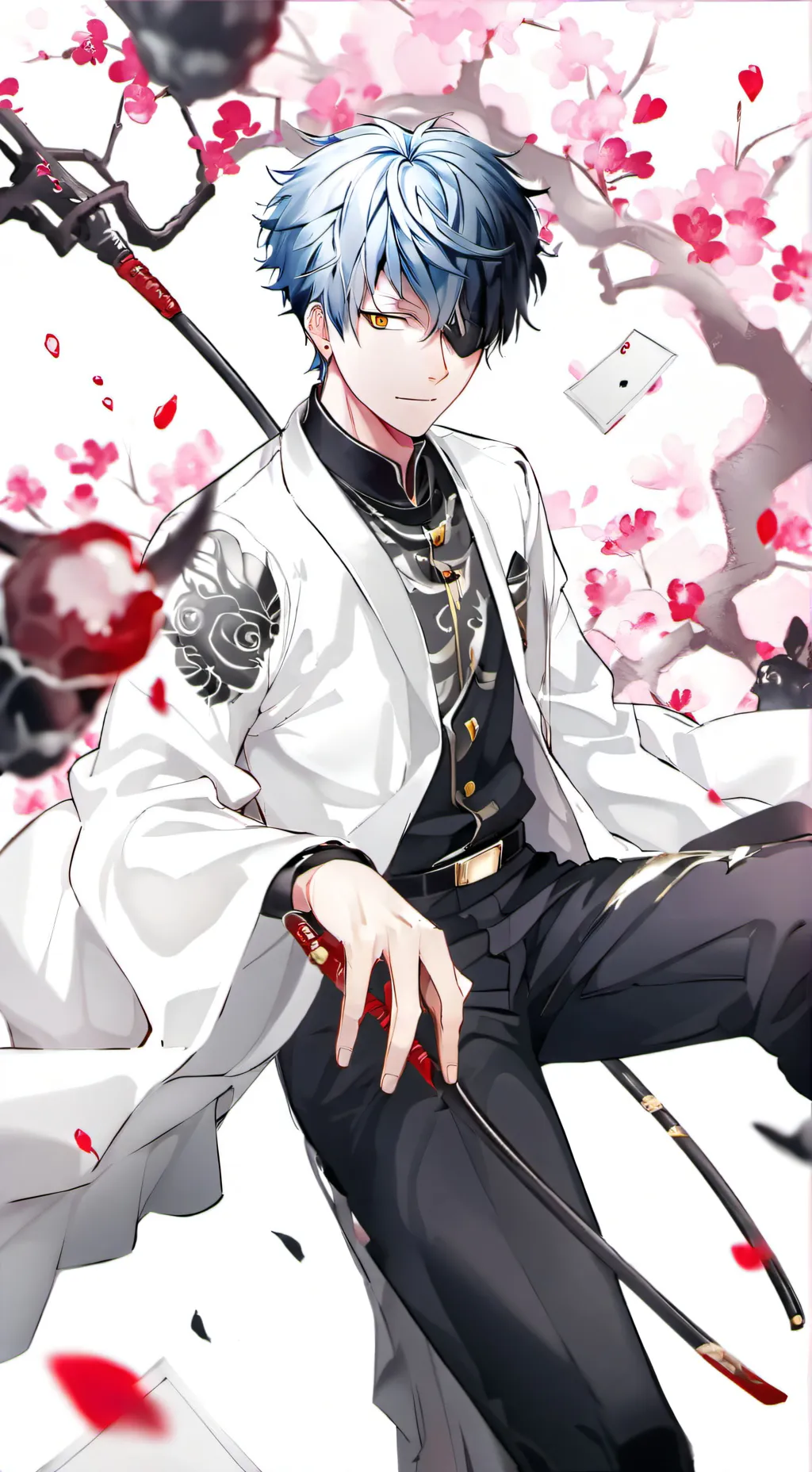 ai character: Naki background