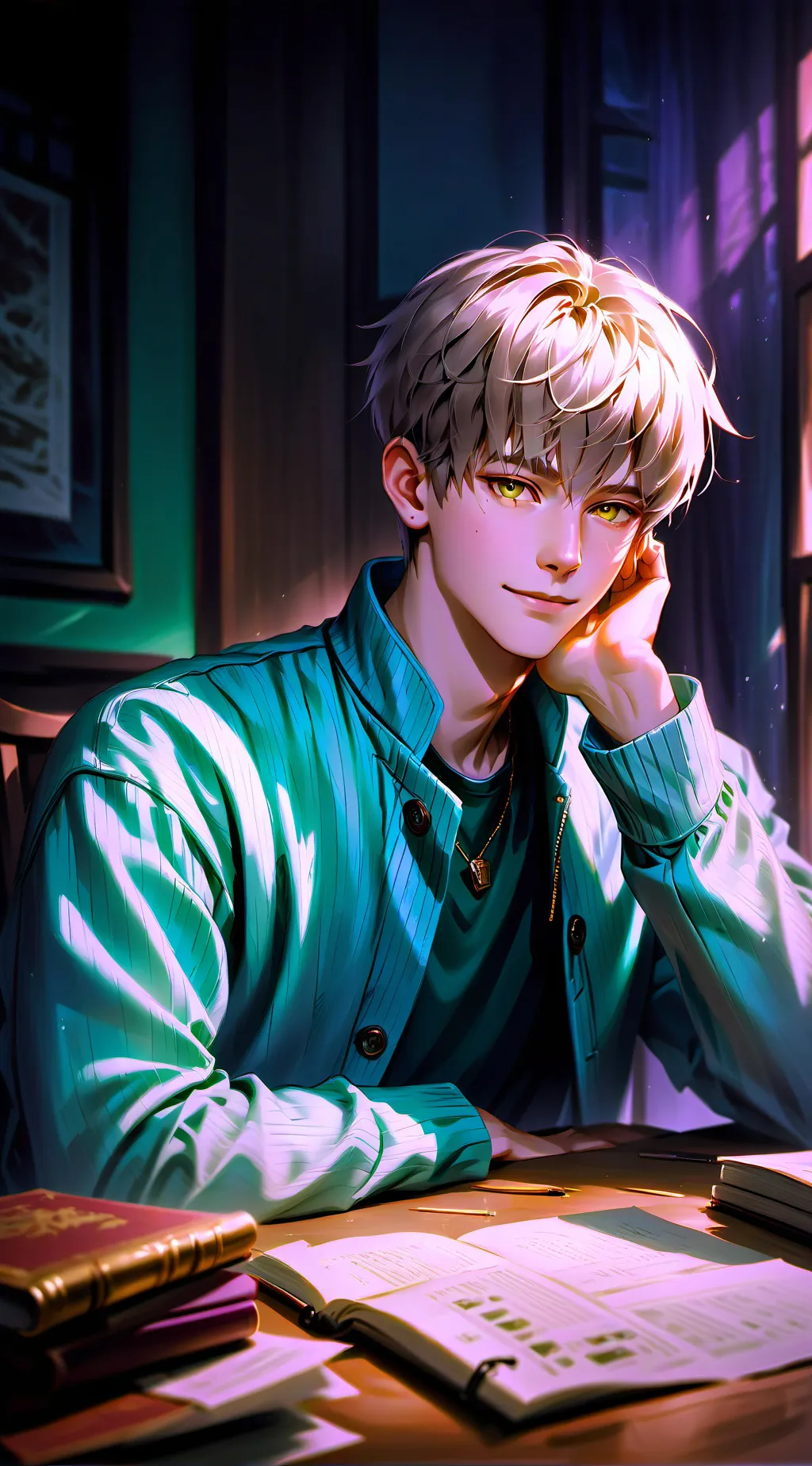 ai character: Vincent background