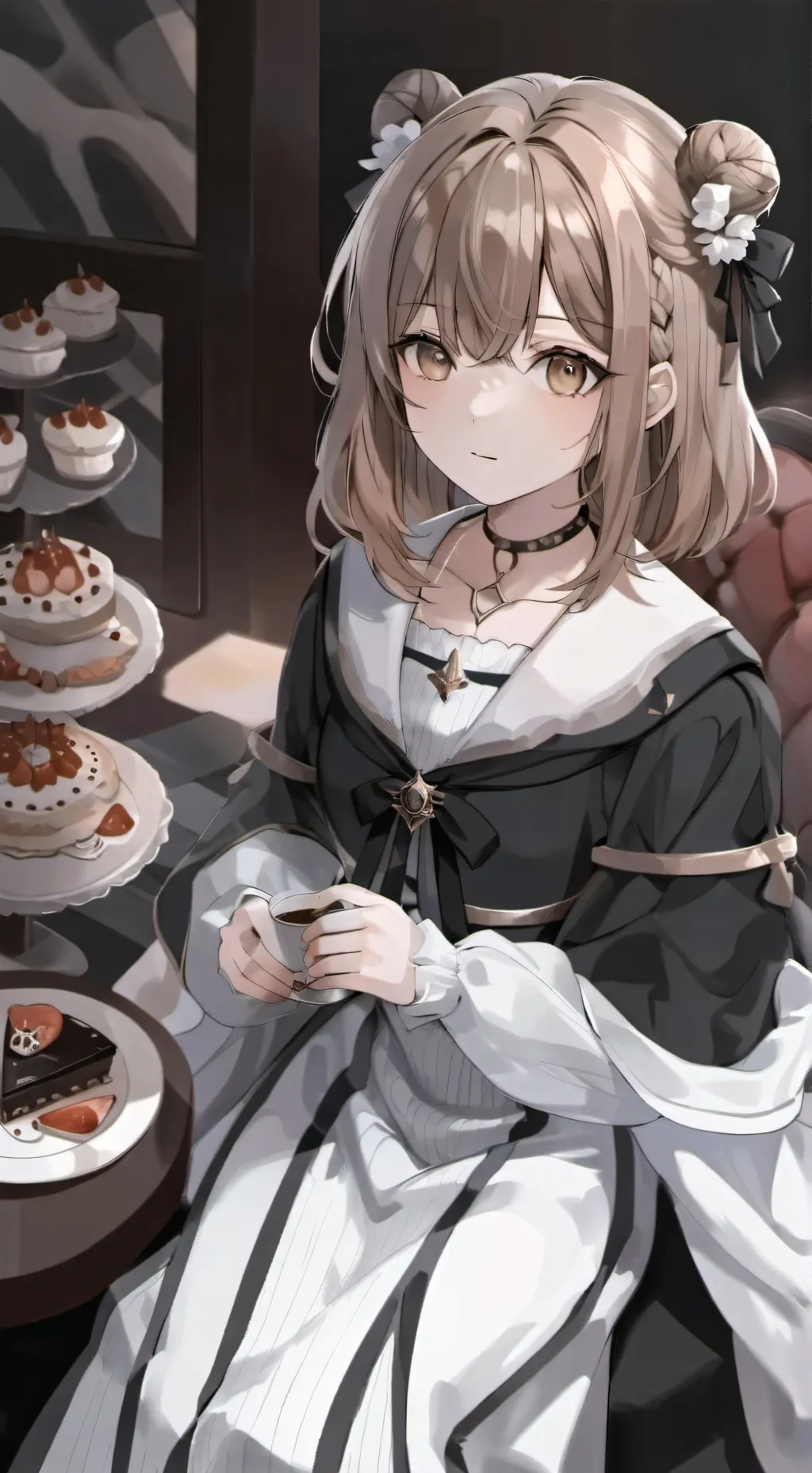 ai character: princess mili 🫶🏻 background