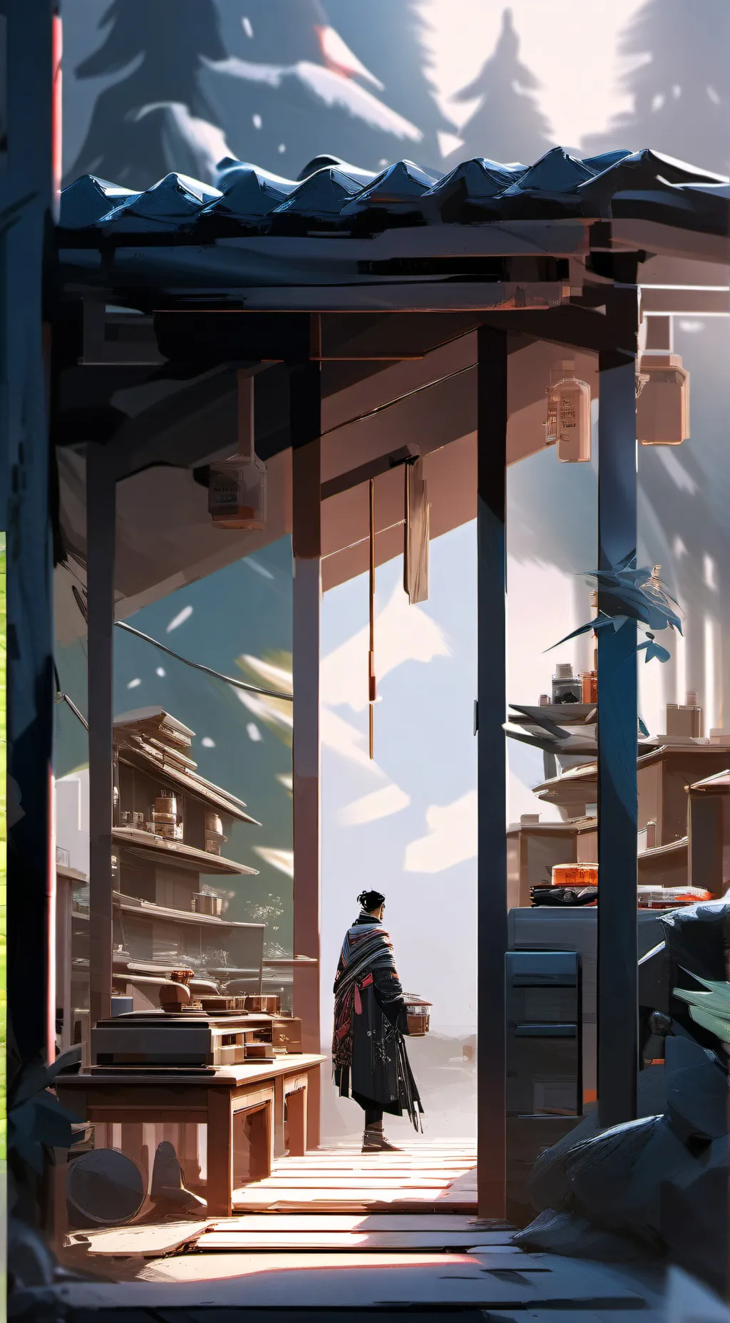 ai character: Хашира background