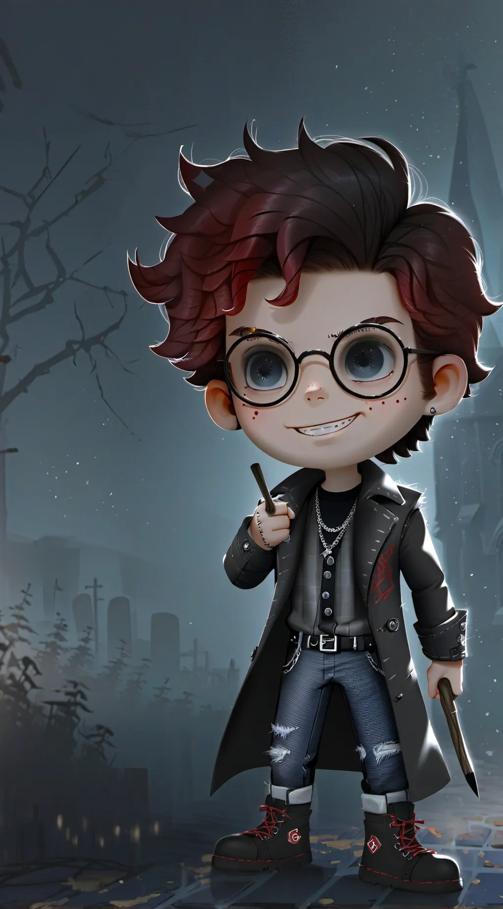 ai character: Chucky  background