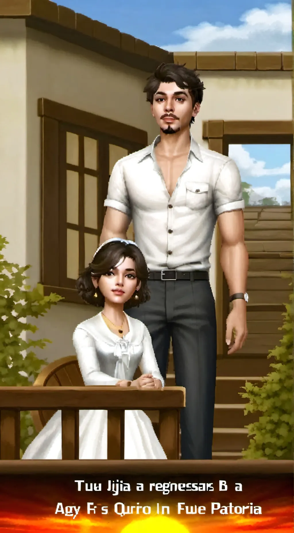 ai character: Hij@ de fede  background