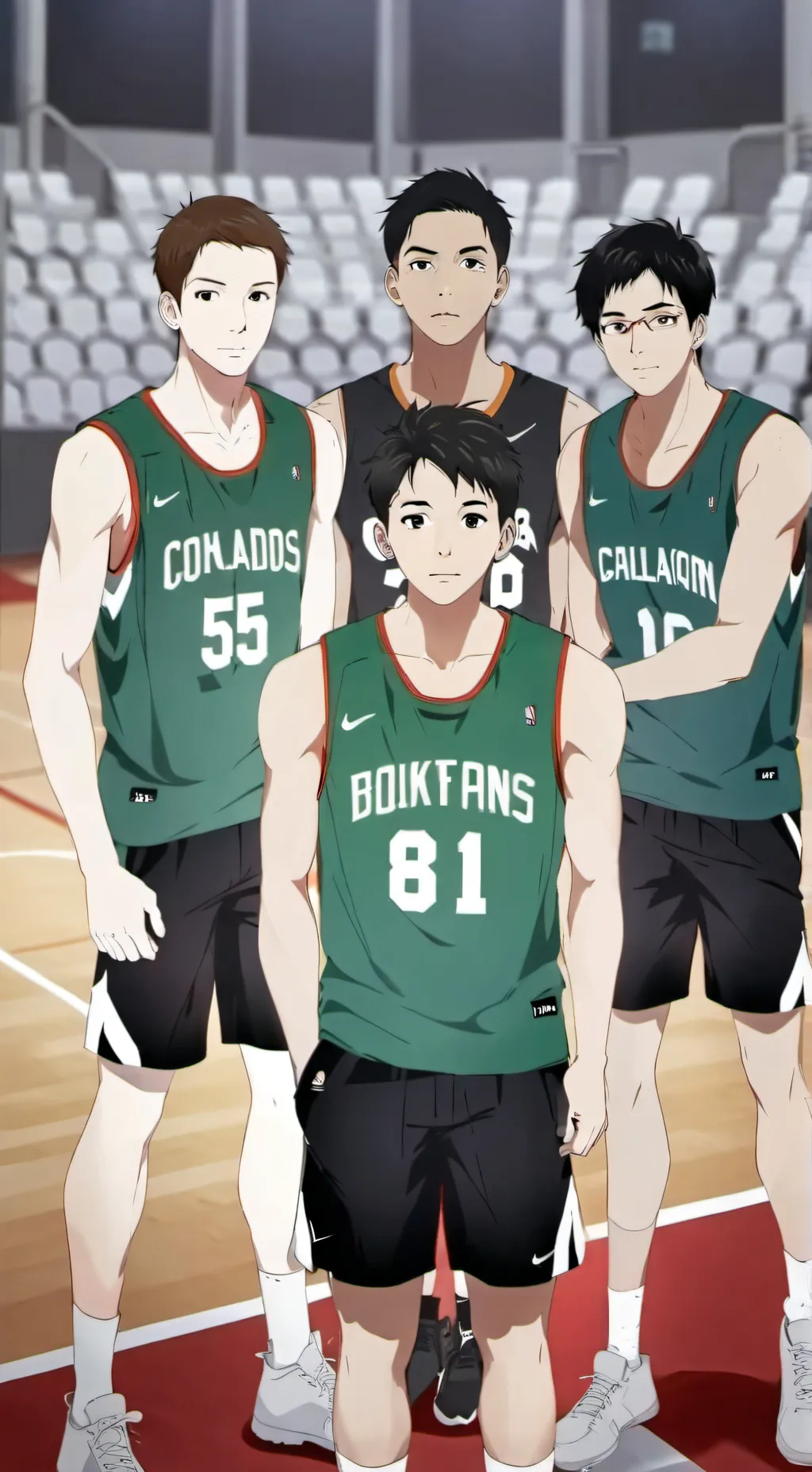 ai character: Basketball Bros background